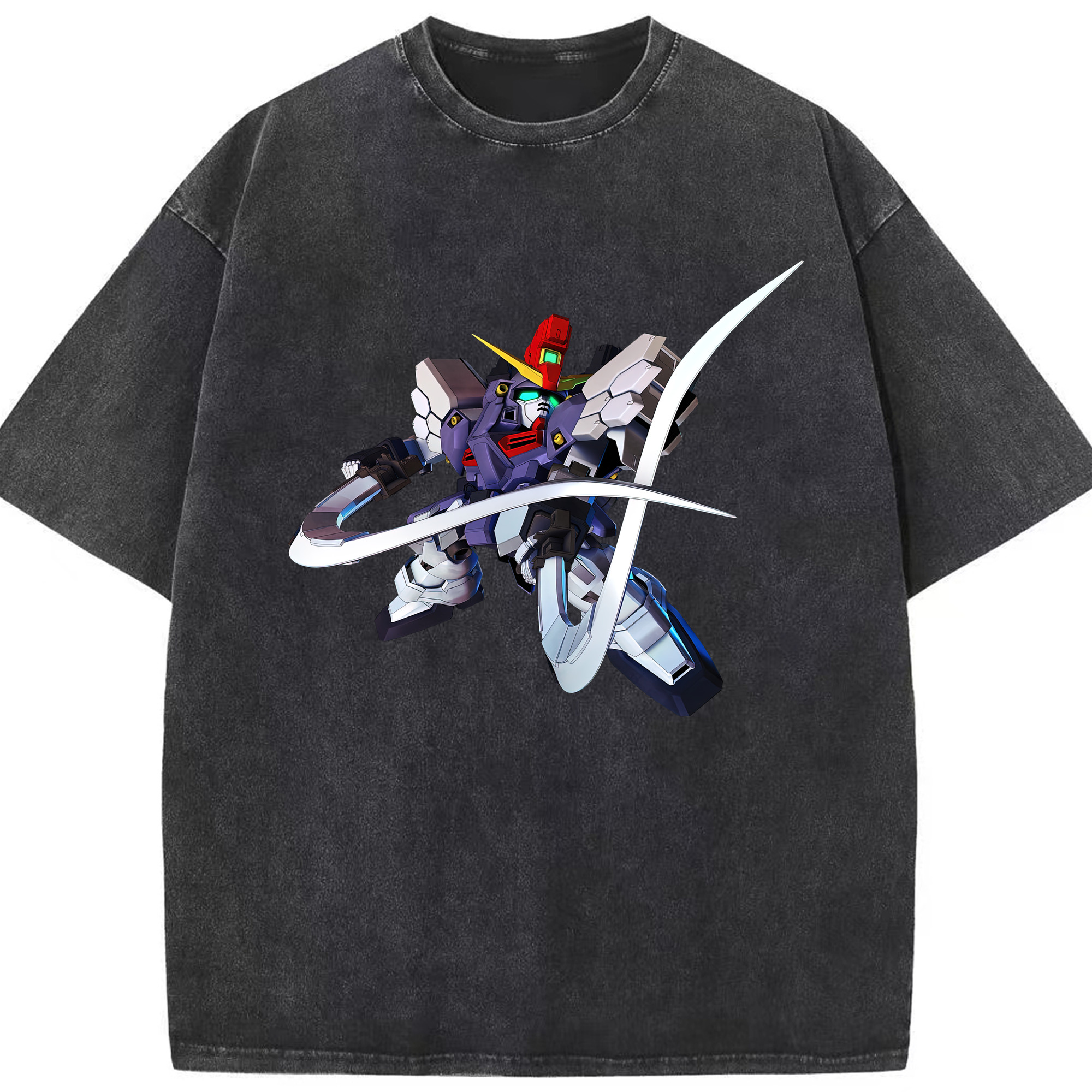 （画像用） 機動戦士ガンダム Mobile Suit Gundam 綿100% ヴィンテージ風 半袖Tシャツ（フロントプリント）