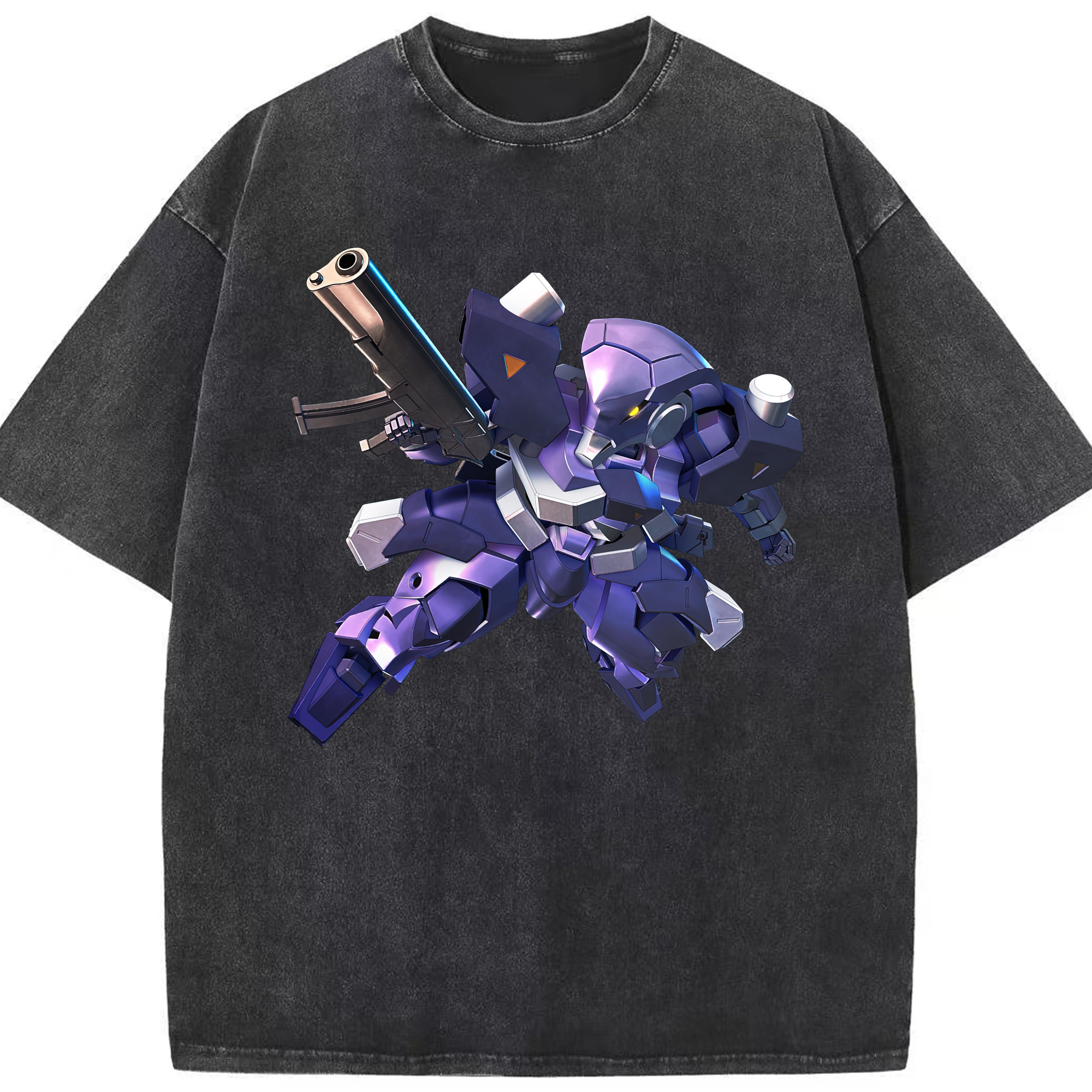 （画像用） 機動戦士ガンダム Mobile Suit Gundam 綿100% ヴィンテージ風 半袖Tシャツ（フロントプリント）