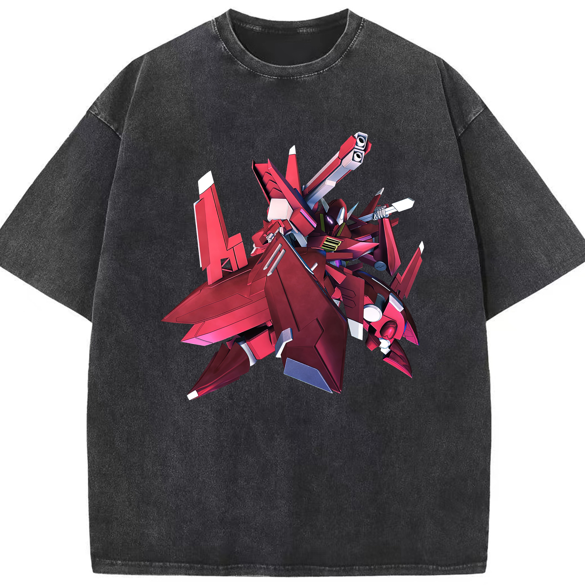 （画像用） 機動戦士ガンダム Mobile Suit Gundam 綿100% ヴィンテージ風 半袖Tシャツ（フロントプリント）
