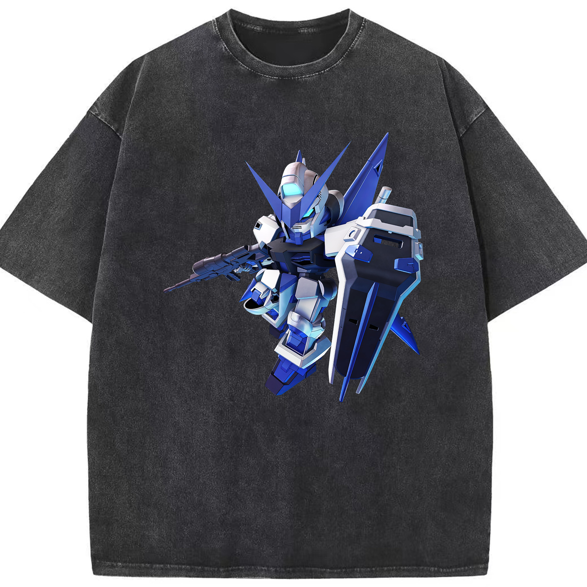 （画像用） 機動戦士ガンダム Mobile Suit Gundam 綿100% ヴィンテージ風 半袖Tシャツ（フロントプリント）