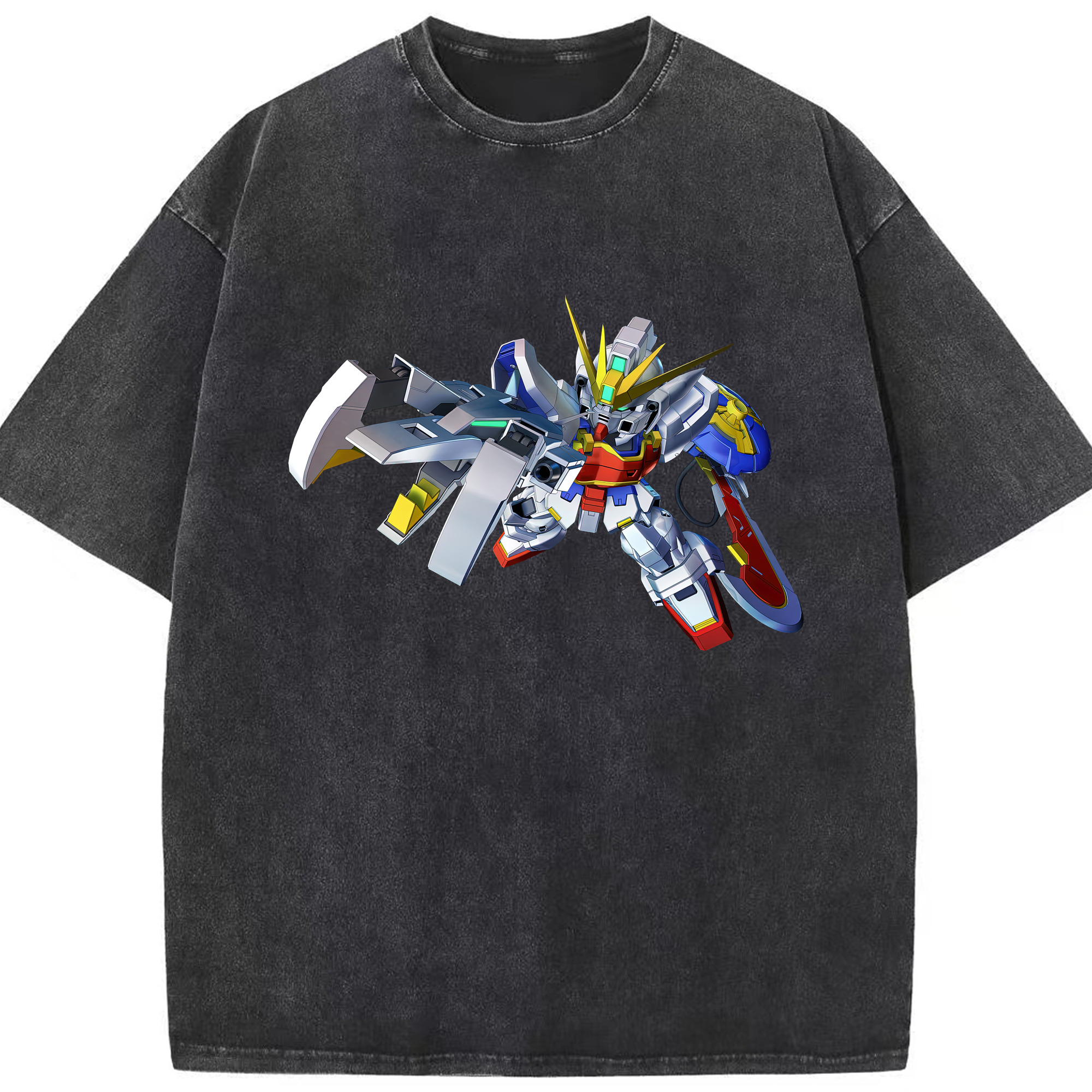 （画像用） 機動戦士ガンダム Mobile Suit Gundam 綿100% ヴィンテージ風 半袖Tシャツ（フロントプリント）