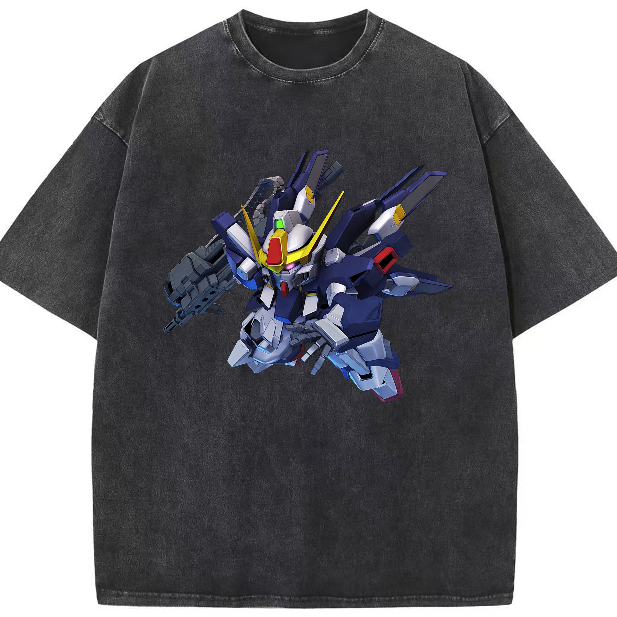 （画像用） 機動戦士ガンダム Mobile Suit Gundam 綿100% ヴィンテージ風 半袖Tシャツ（フロントプリント）