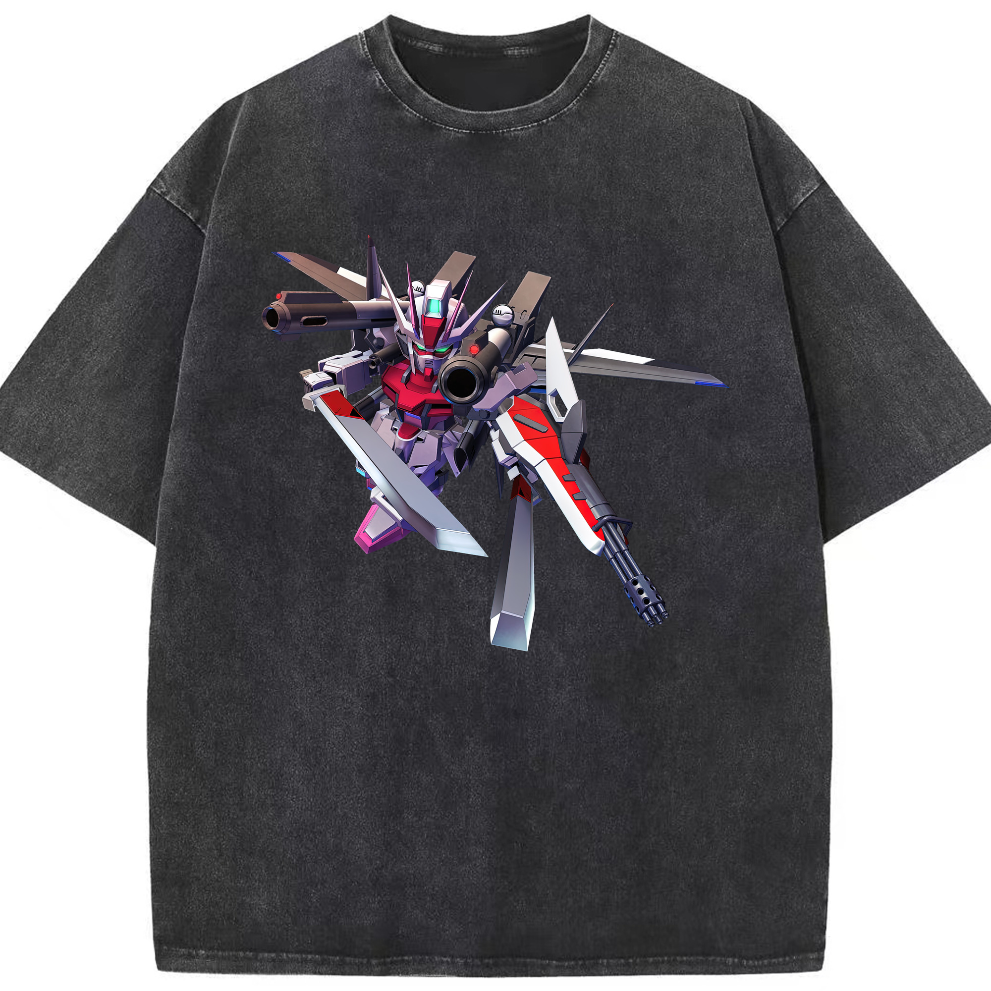 （画像用） 機動戦士ガンダム Mobile Suit Gundam 綿100% ヴィンテージ風 半袖Tシャツ（フロントプリント）
