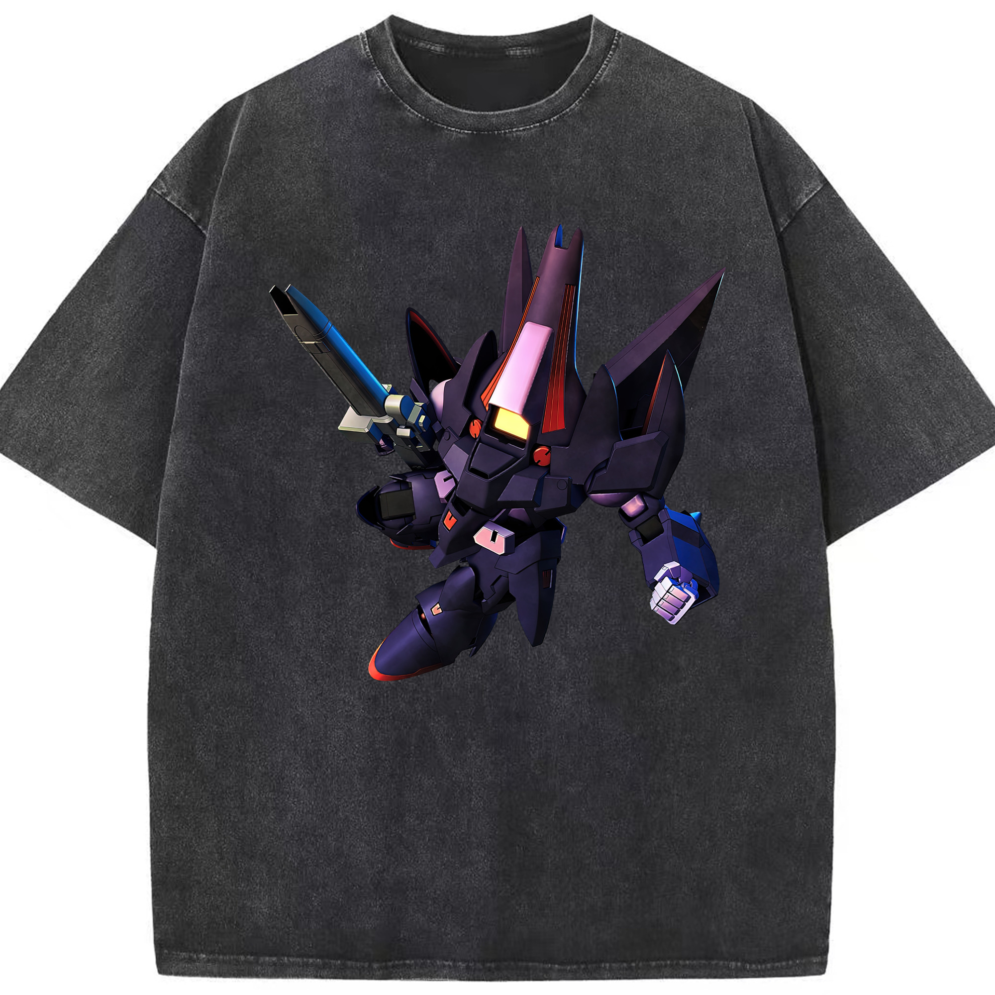 （画像用） 機動戦士ガンダム Mobile Suit Gundam 綿100% ヴィンテージ風 半袖Tシャツ（フロントプリント）