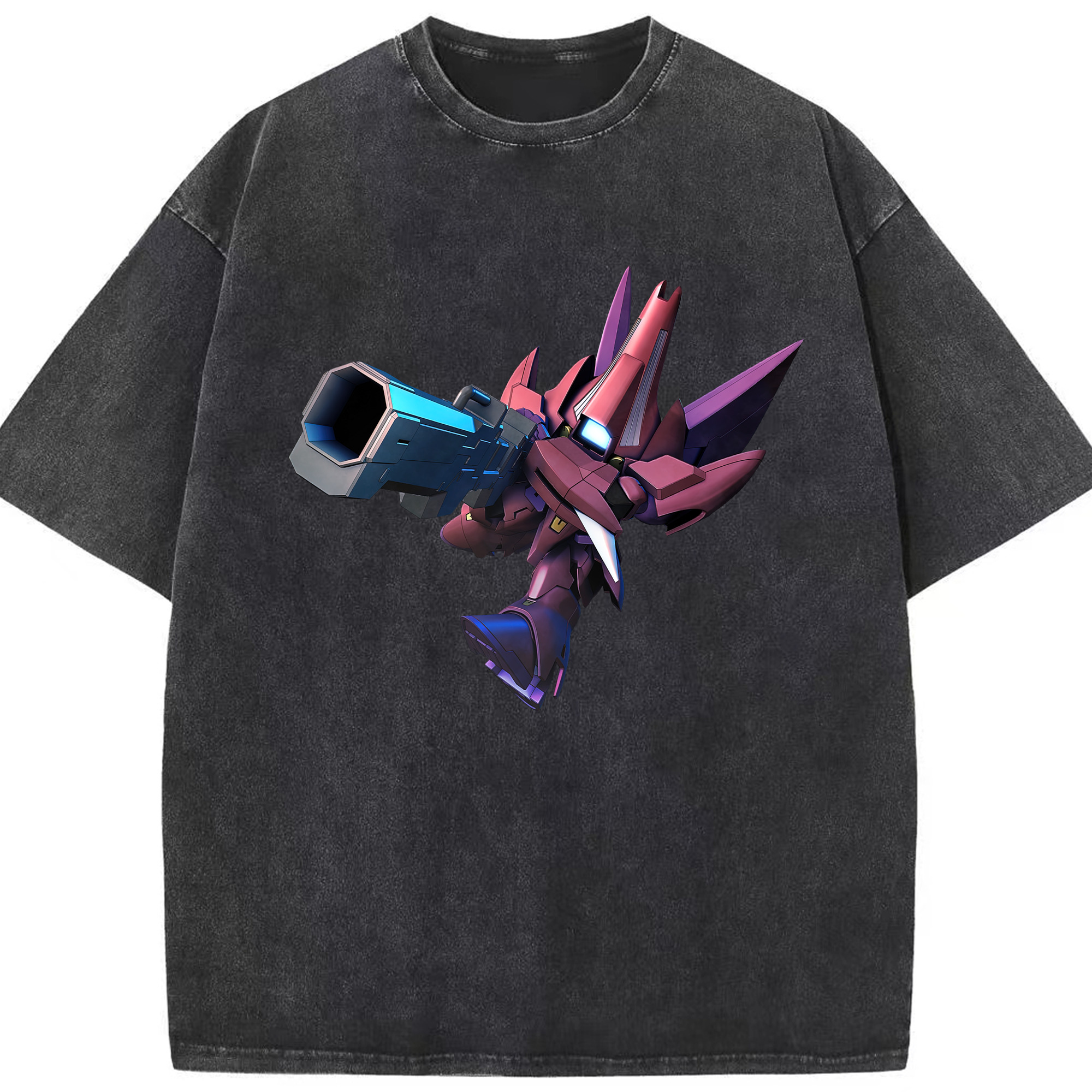 （画像用） 機動戦士ガンダム Mobile Suit Gundam 綿100% ヴィンテージ風 半袖Tシャツ（フロントプリント）