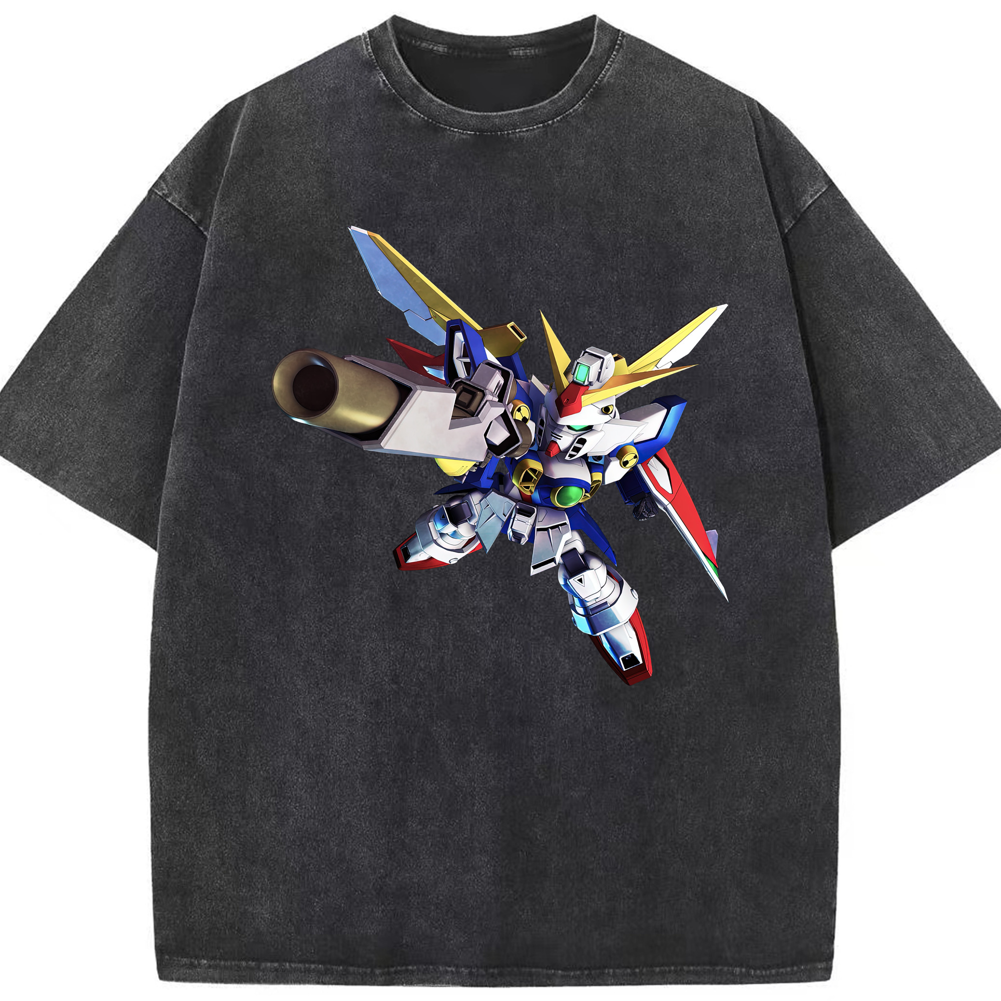 （画像用） 機動戦士ガンダム Mobile Suit Gundam 綿100% ヴィンテージ風 半袖Tシャツ（フロントプリント）