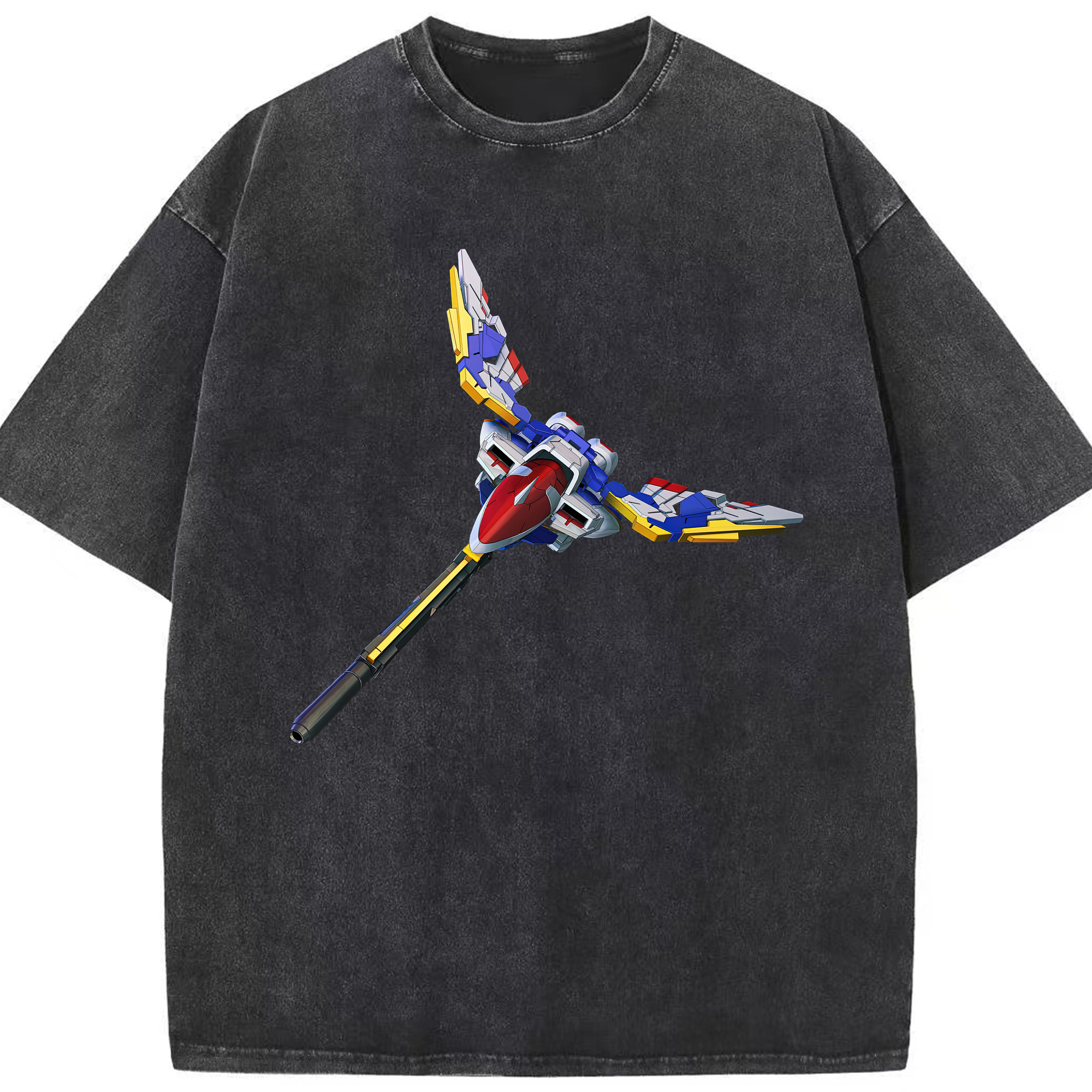 （画像用） 機動戦士ガンダム Mobile Suit Gundam 綿100% ヴィンテージ風 半袖Tシャツ（フロントプリント）