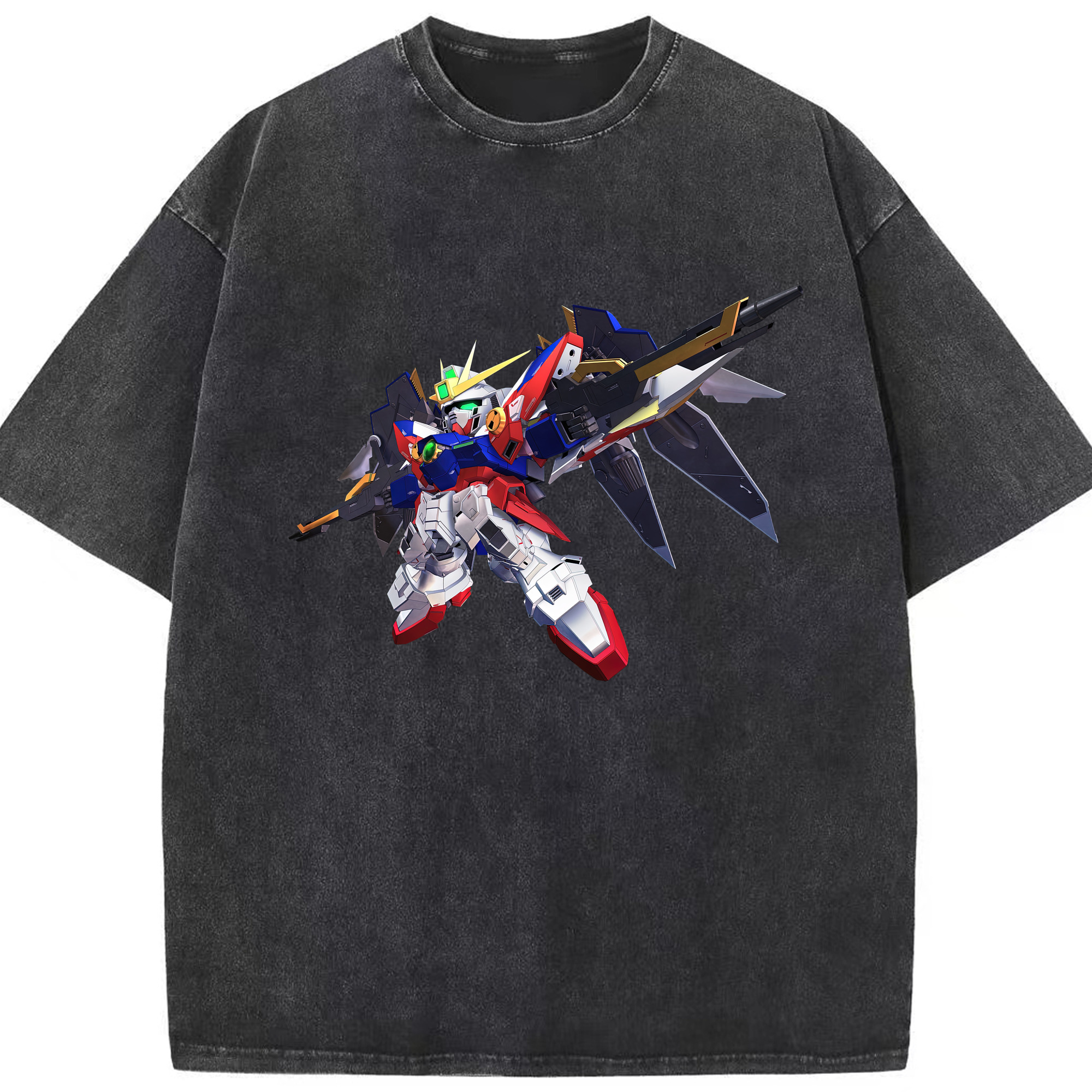 （画像用） 機動戦士ガンダム Mobile Suit Gundam 綿100% ヴィンテージ風 半袖Tシャツ（フロントプリント）