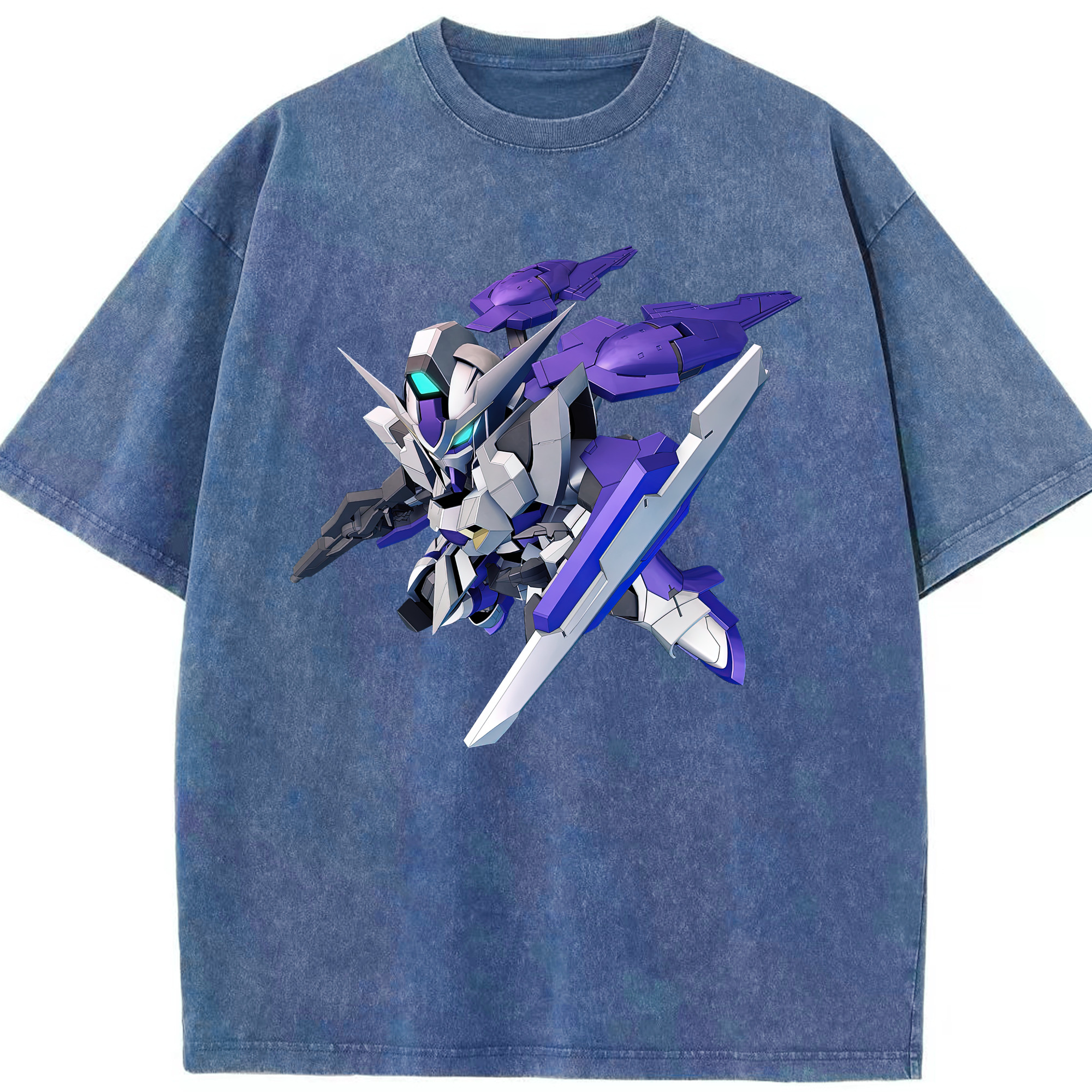 （画像用） 機動戦士ガンダム Mobile Suit Gundam 綿100% ヴィンテージ風 半袖Tシャツ（フロントプリント）