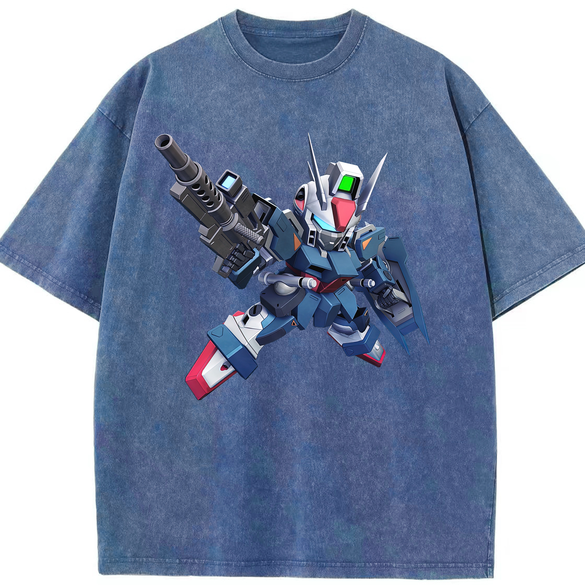 （画像用） 機動戦士ガンダム Mobile Suit Gundam 綿100% ヴィンテージ風 半袖Tシャツ（フロントプリント）