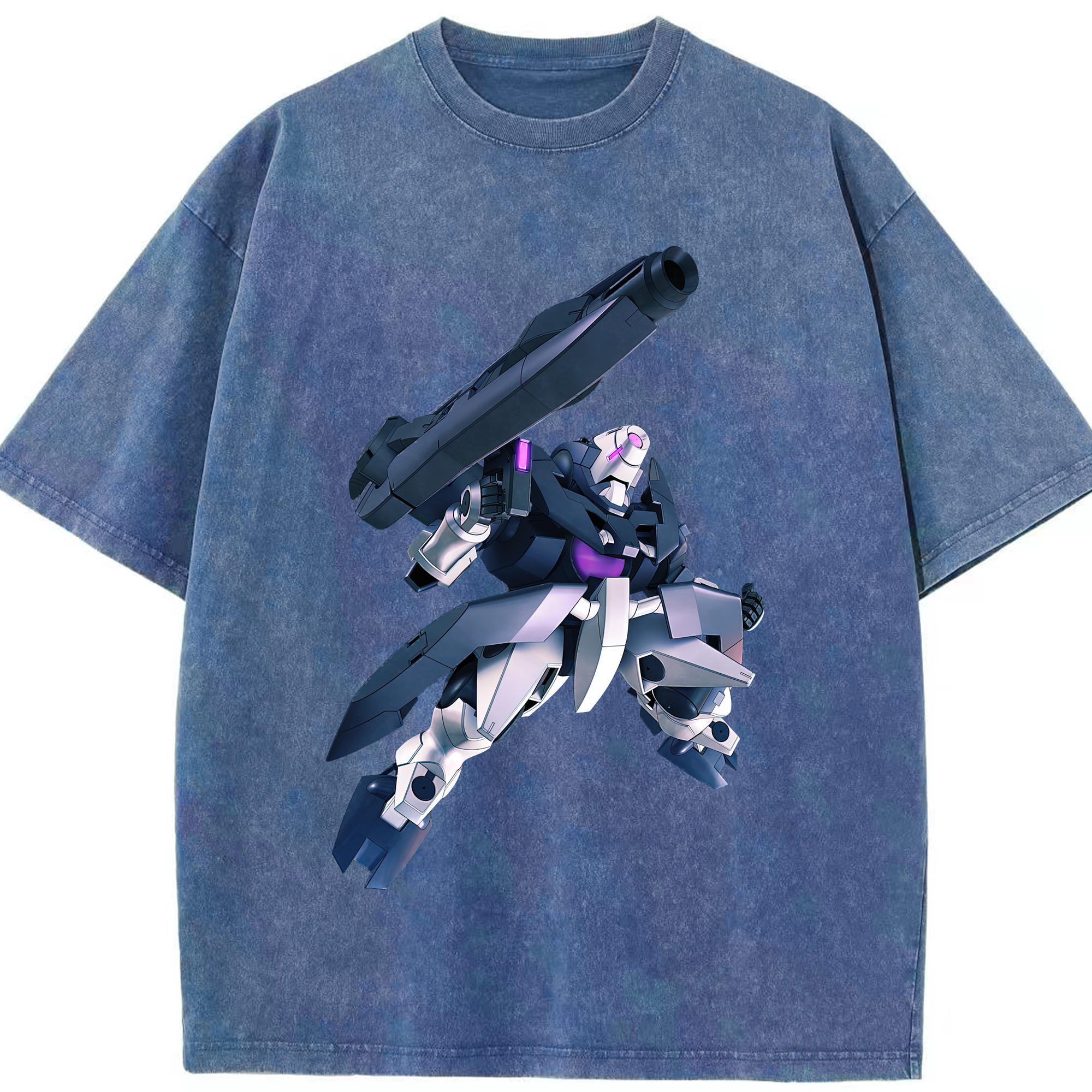 （画像用） 機動戦士ガンダム Mobile Suit Gundam 綿100% ヴィンテージ風 半袖Tシャツ（フロントプリント）