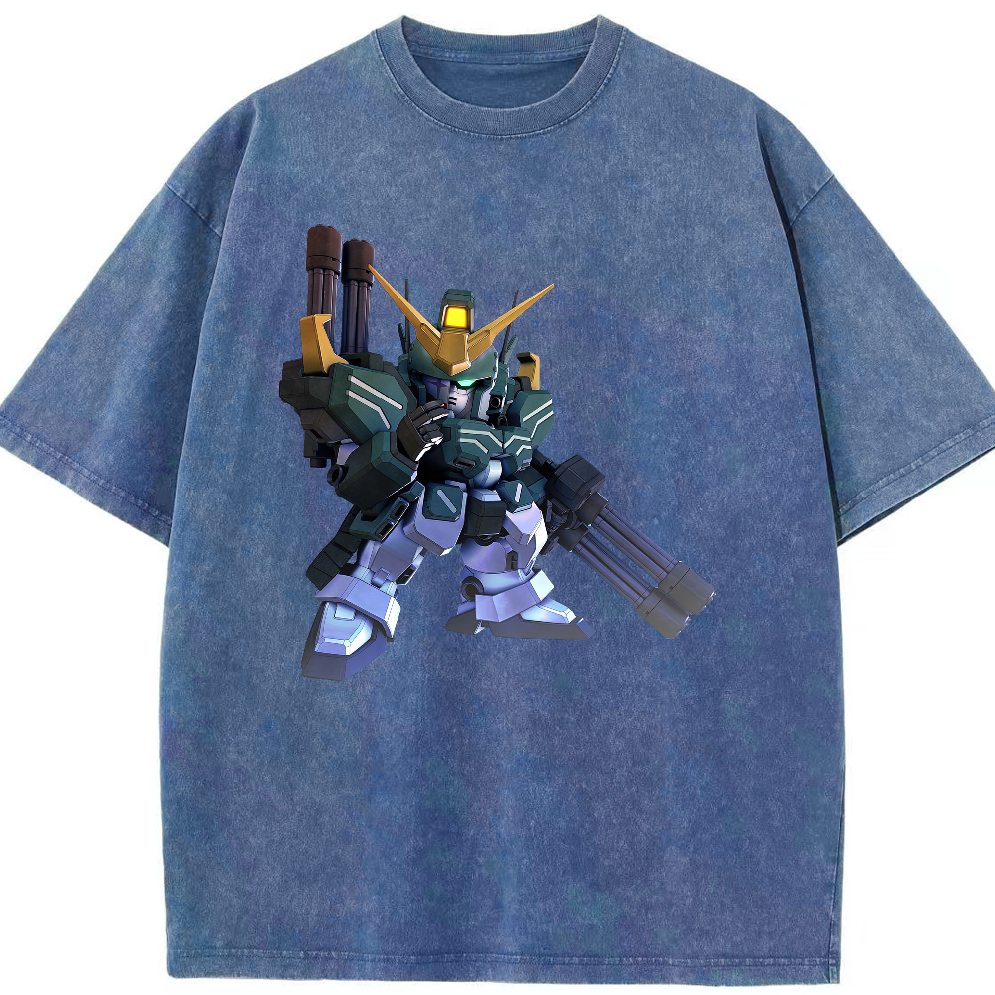 （画像用） 機動戦士ガンダム Mobile Suit Gundam 綿100% ヴィンテージ風 半袖Tシャツ（フロントプリント）