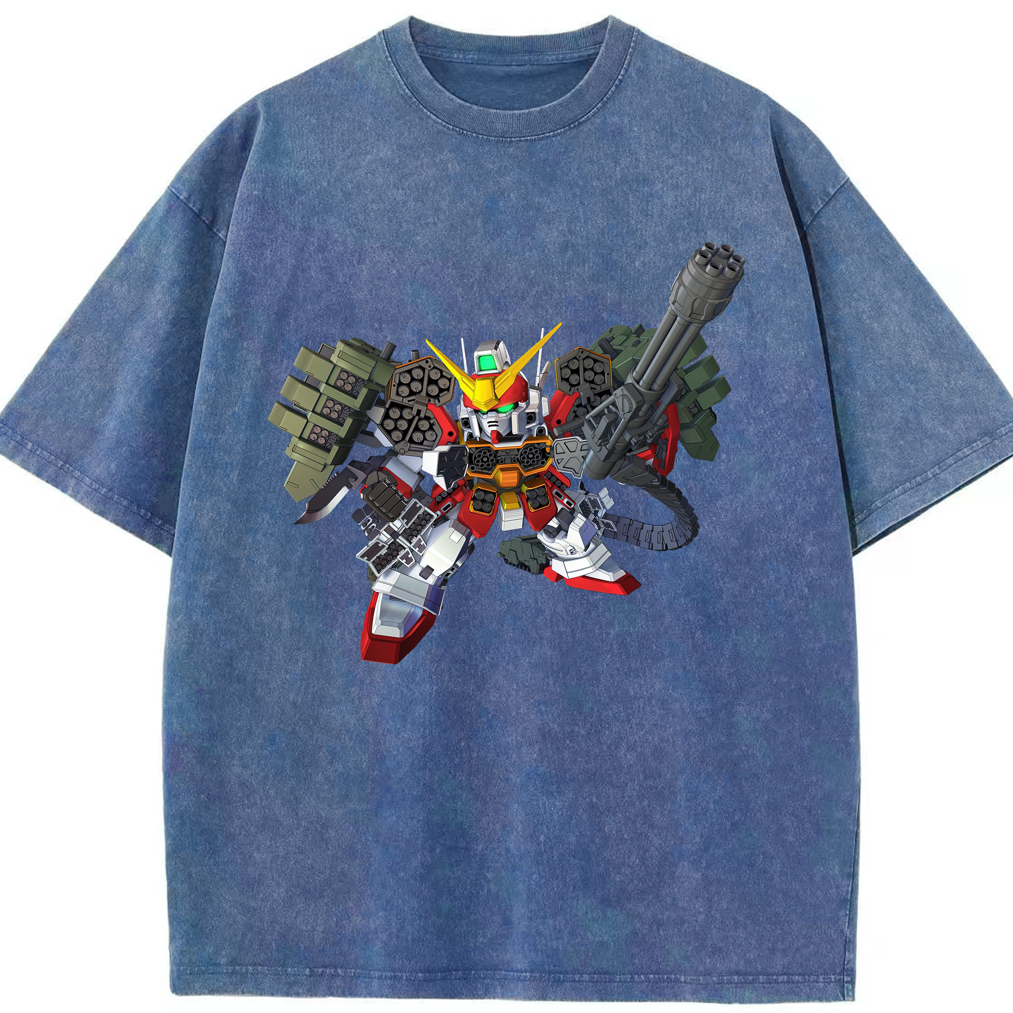 （画像用） 機動戦士ガンダム Mobile Suit Gundam 綿100% ヴィンテージ風 半袖Tシャツ（フロントプリント）
