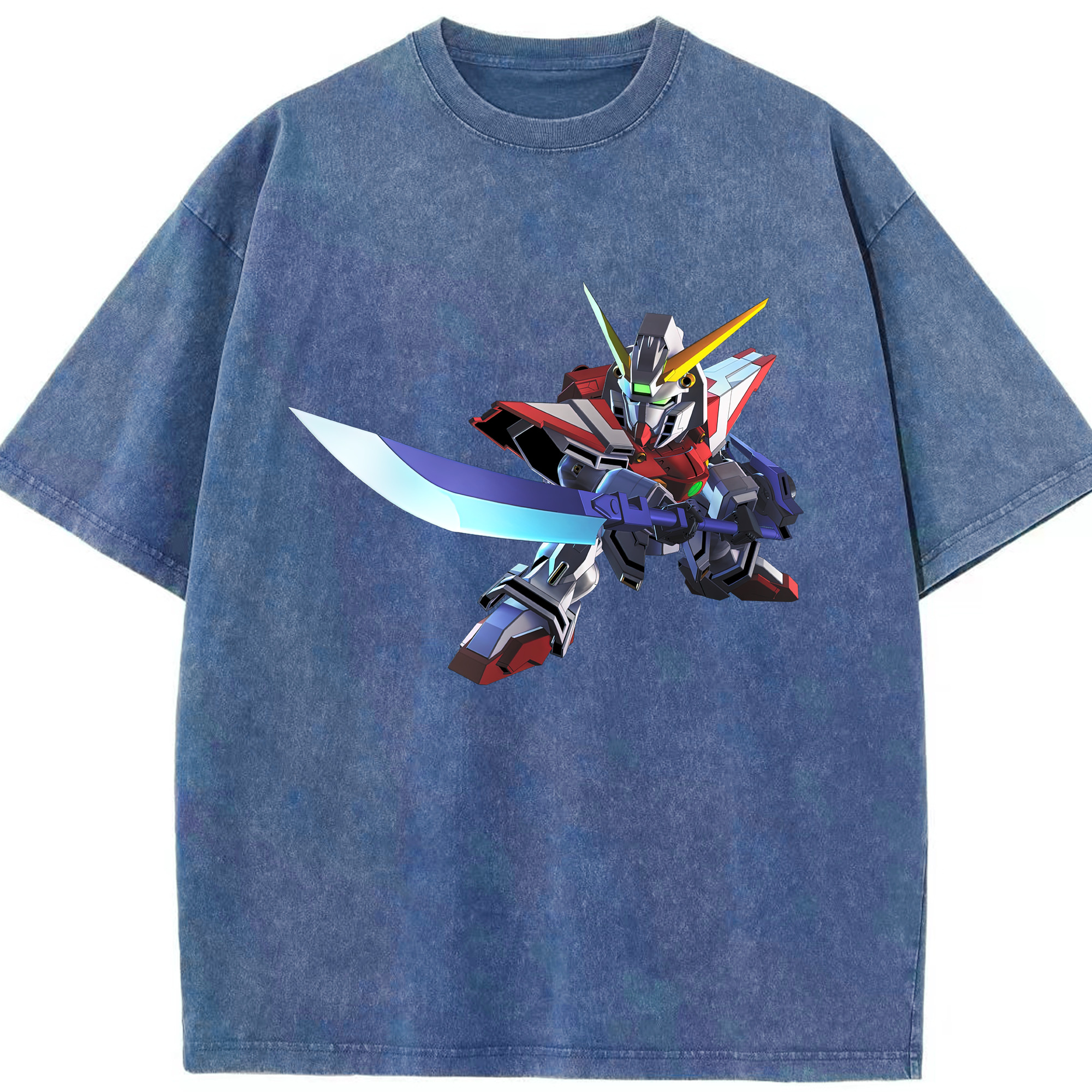 （画像用） 機動戦士ガンダム Mobile Suit Gundam 綿100% ヴィンテージ風 半袖Tシャツ（フロントプリント）