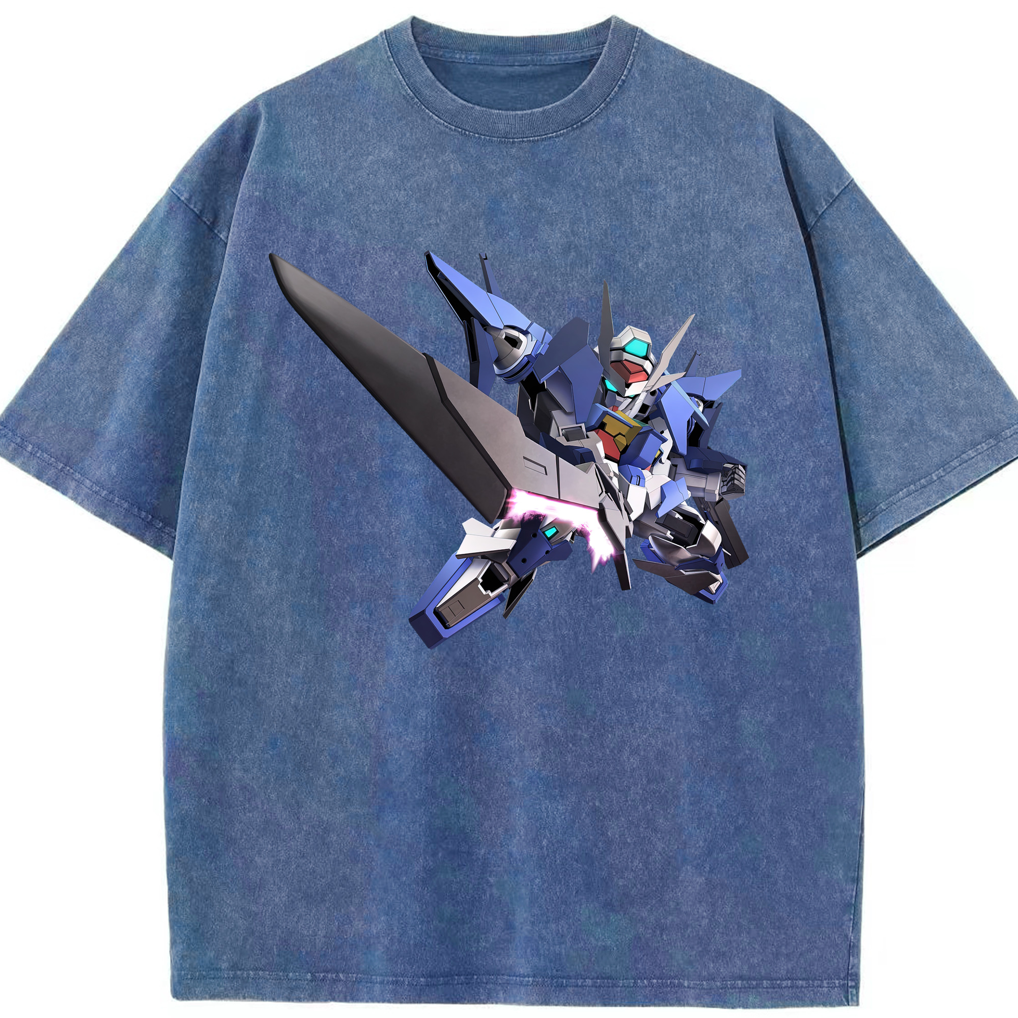 （画像用） 機動戦士ガンダム Mobile Suit Gundam 綿100% ヴィンテージ風 半袖Tシャツ（フロントプリント）