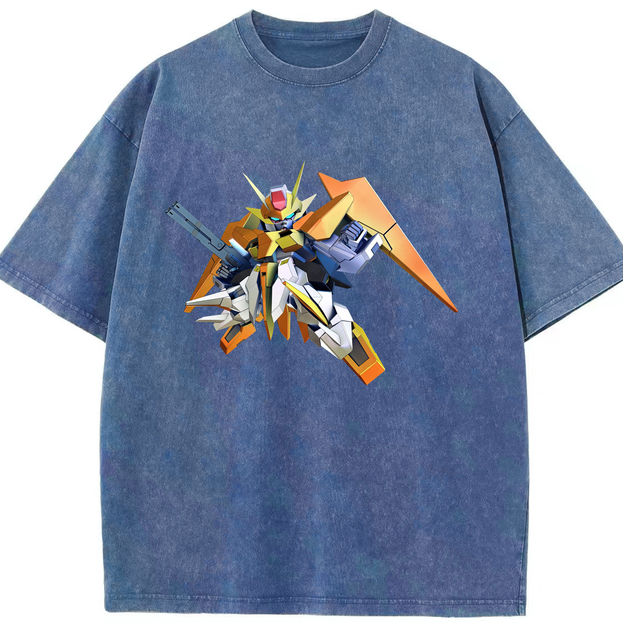 （画像用） 機動戦士ガンダム Mobile Suit Gundam 綿100% ヴィンテージ風 半袖Tシャツ（フロントプリント）