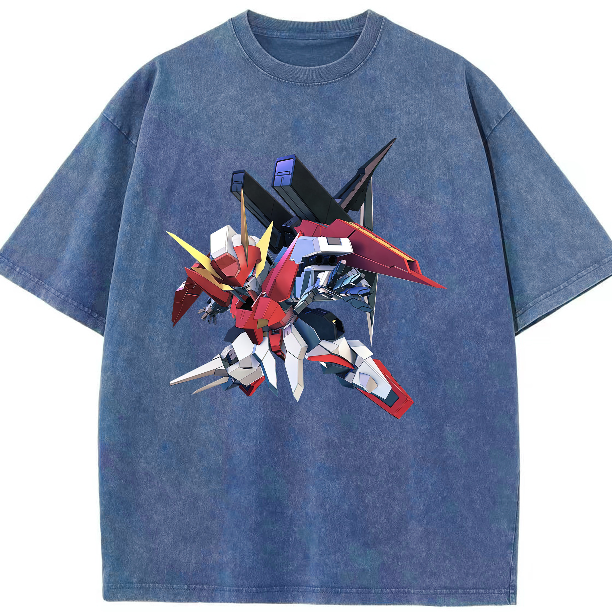 （画像用） 機動戦士ガンダム Mobile Suit Gundam 綿100% ヴィンテージ風 半袖Tシャツ（フロントプリント）