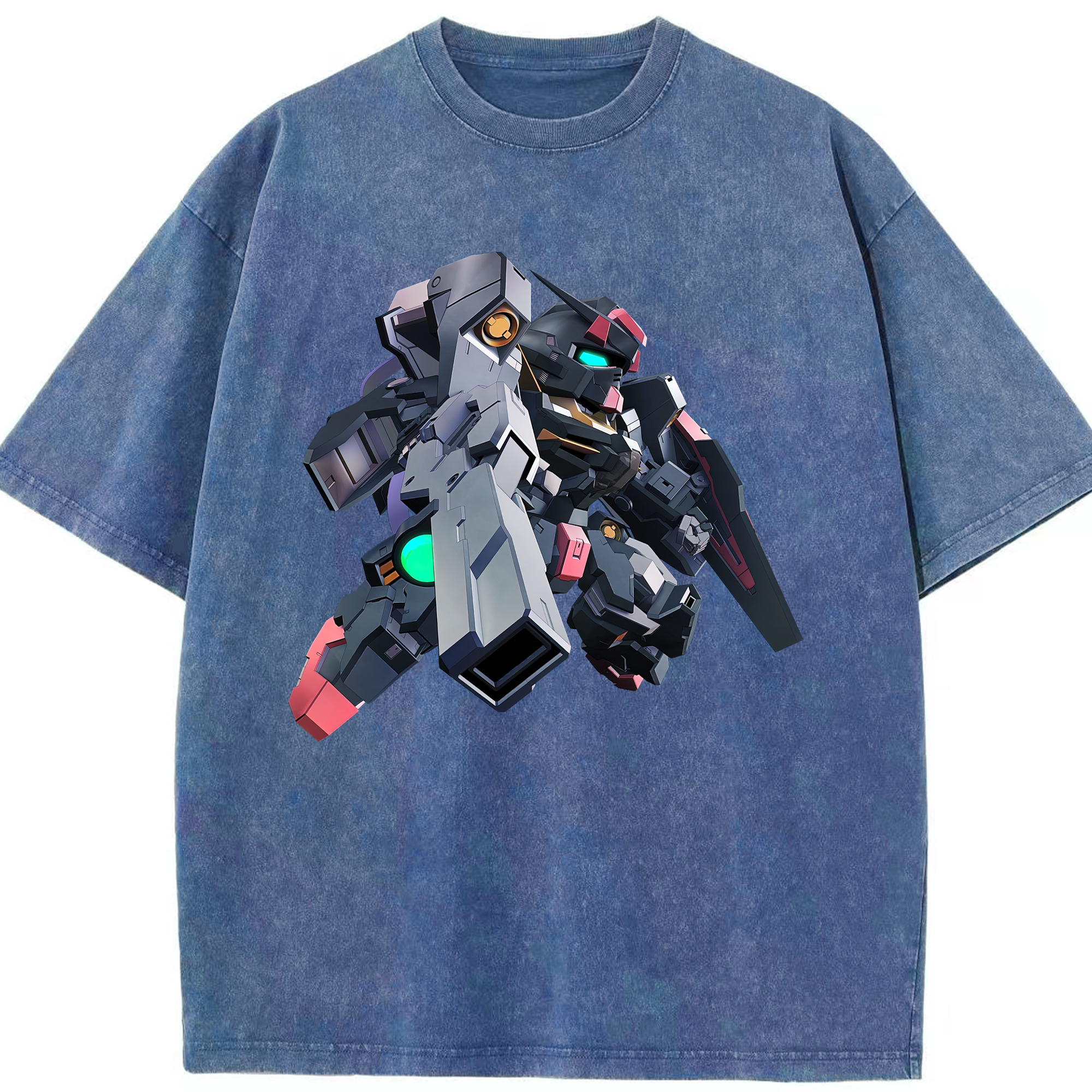 （画像用） 機動戦士ガンダム Mobile Suit Gundam 綿100% ヴィンテージ風 半袖Tシャツ（フロントプリント）