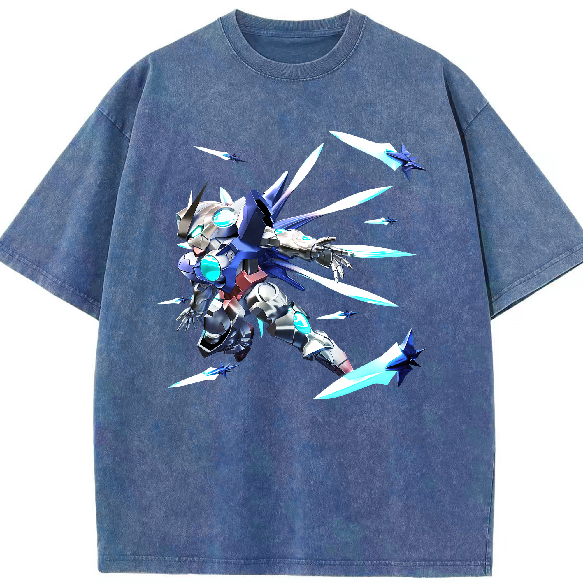 （画像用） 機動戦士ガンダム Mobile Suit Gundam 綿100% ヴィンテージ風 半袖Tシャツ（フロントプリント）