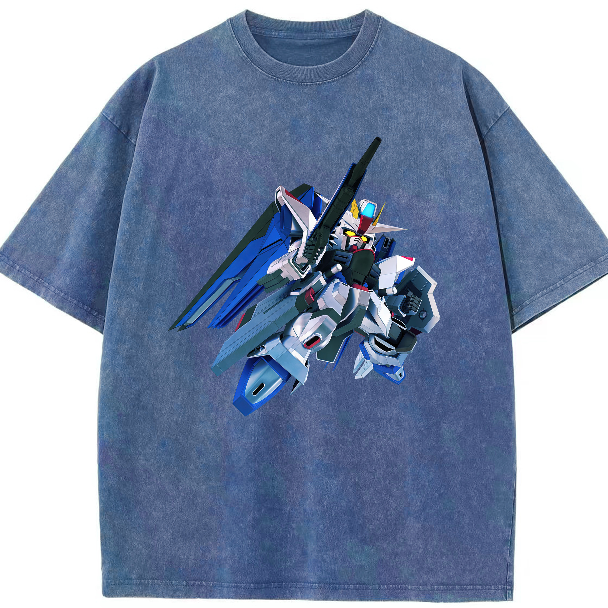 （画像用） 機動戦士ガンダム Mobile Suit Gundam 綿100% ヴィンテージ風 半袖Tシャツ（フロントプリント）