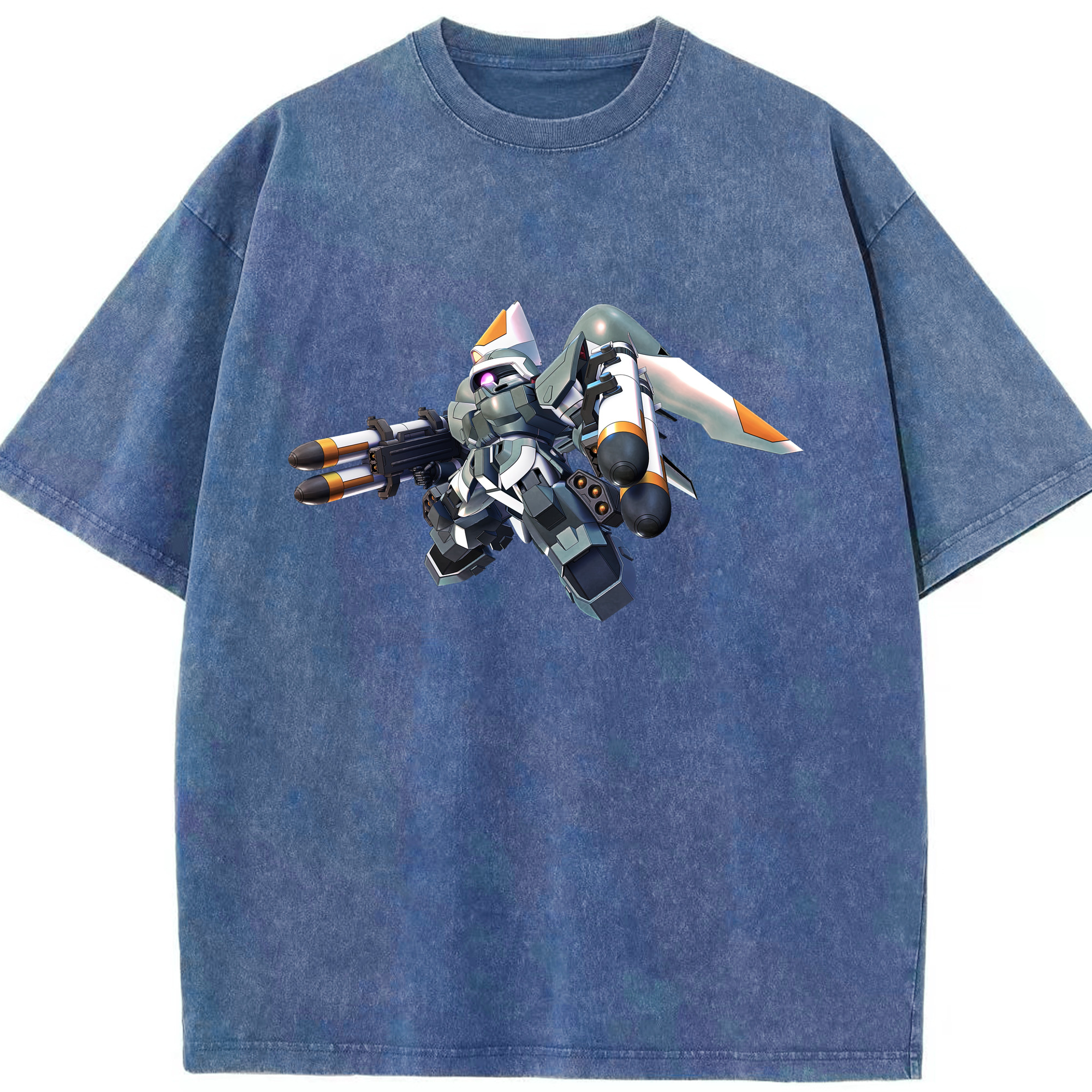 （画像用） 機動戦士ガンダム Mobile Suit Gundam 綿100% ヴィンテージ風 半袖Tシャツ（フロントプリント）