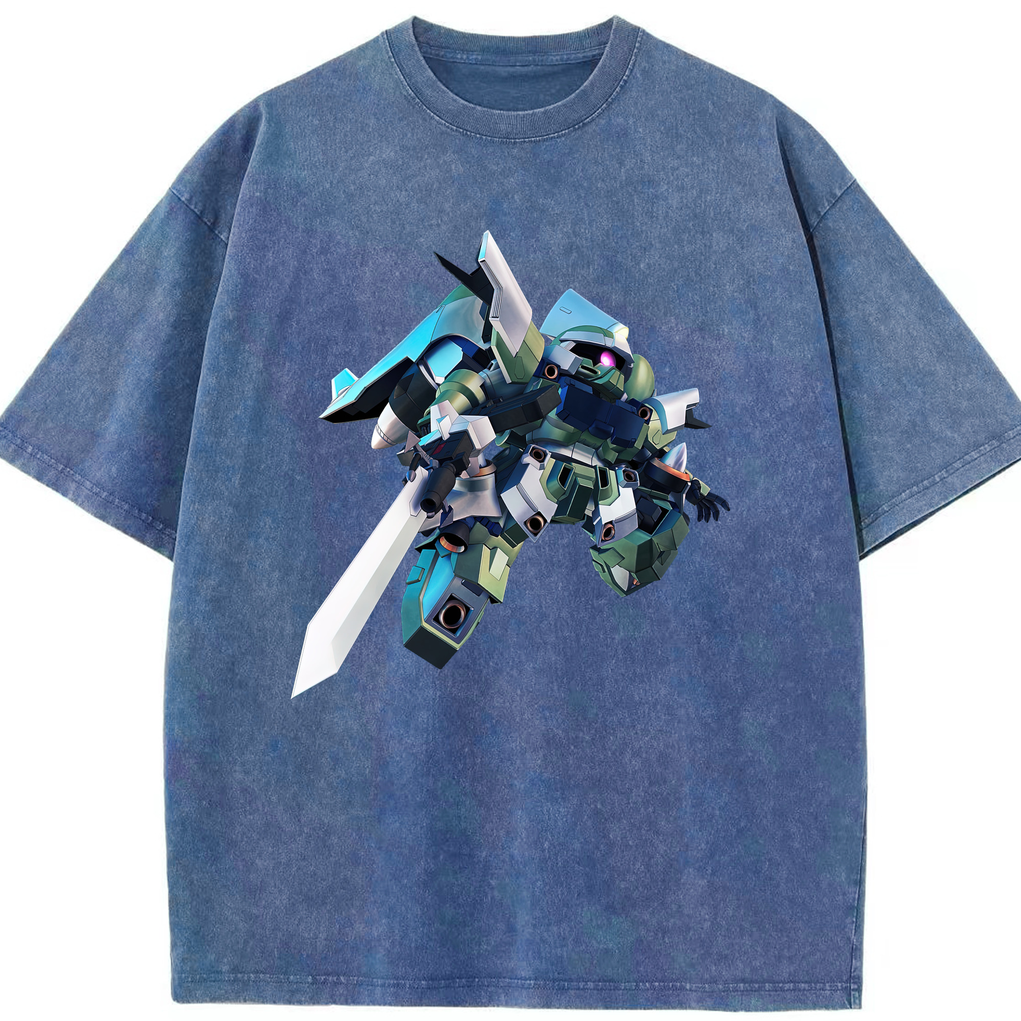 （画像用） 機動戦士ガンダム Mobile Suit Gundam 綿100% ヴィンテージ風 半袖Tシャツ（フロントプリント）