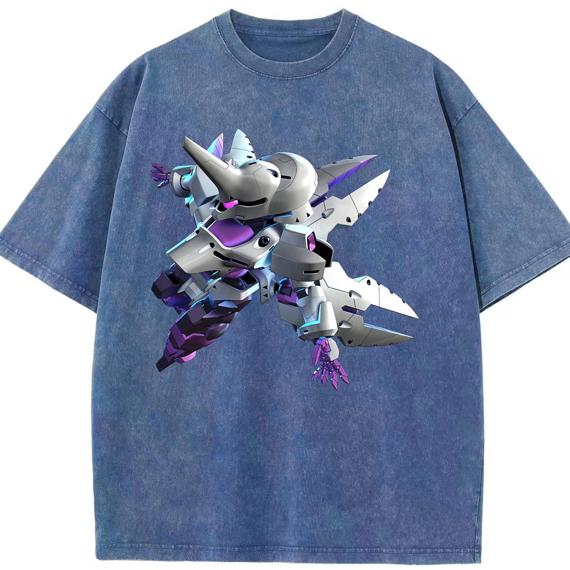 （画像用） 機動戦士ガンダム Mobile Suit Gundam 綿100% ヴィンテージ風 半袖Tシャツ（フロントプリント）
