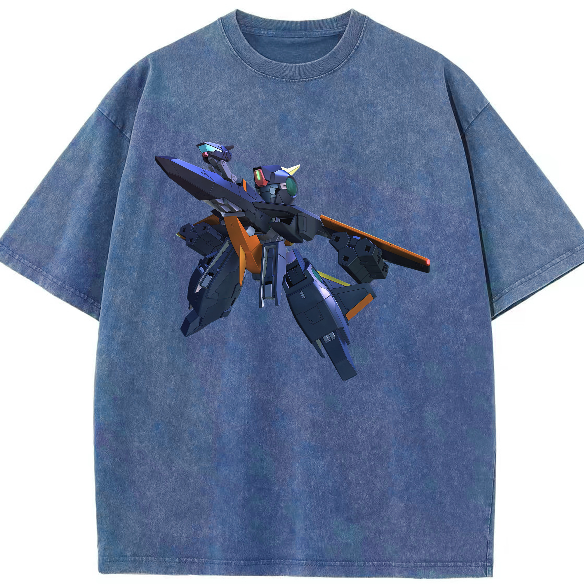 （画像用） 機動戦士ガンダム Mobile Suit Gundam 綿100% ヴィンテージ風 半袖Tシャツ（フロントプリント）