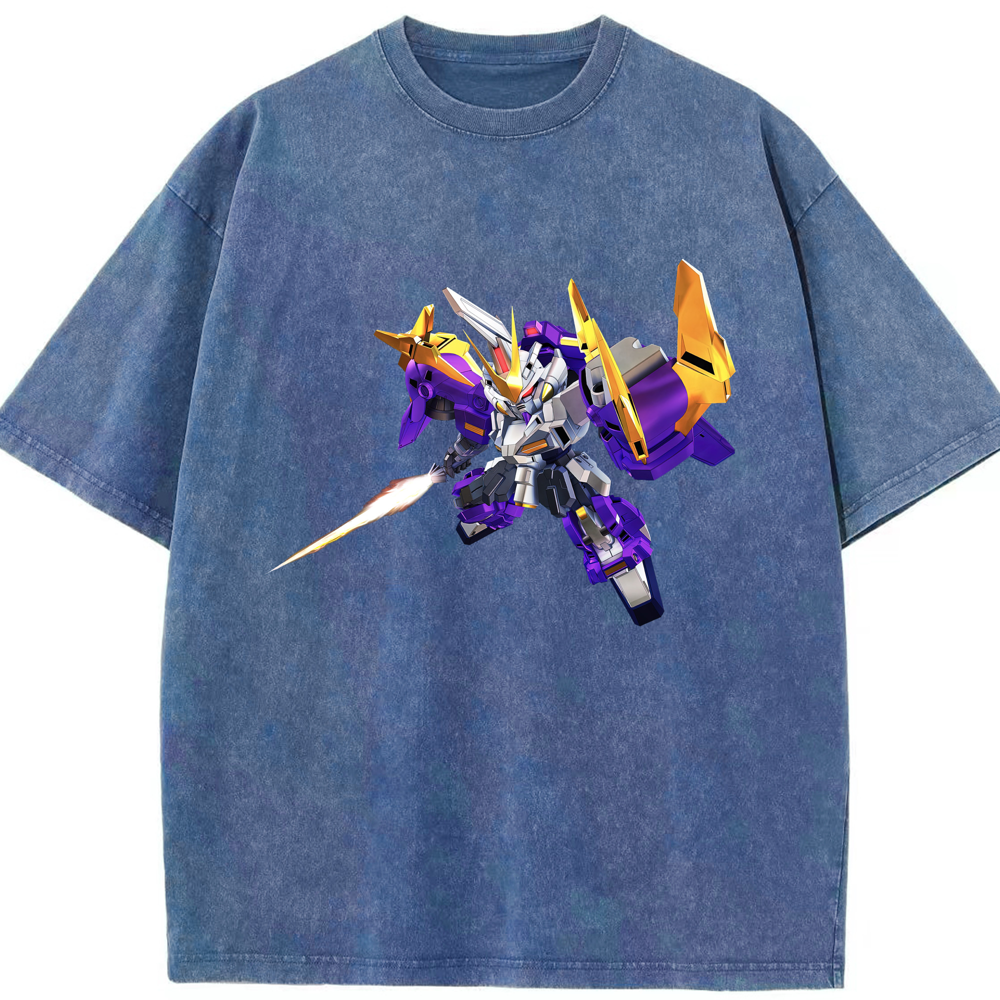 （画像用） 機動戦士ガンダム Mobile Suit Gundam 綿100% ヴィンテージ風 半袖Tシャツ（フロントプリント）