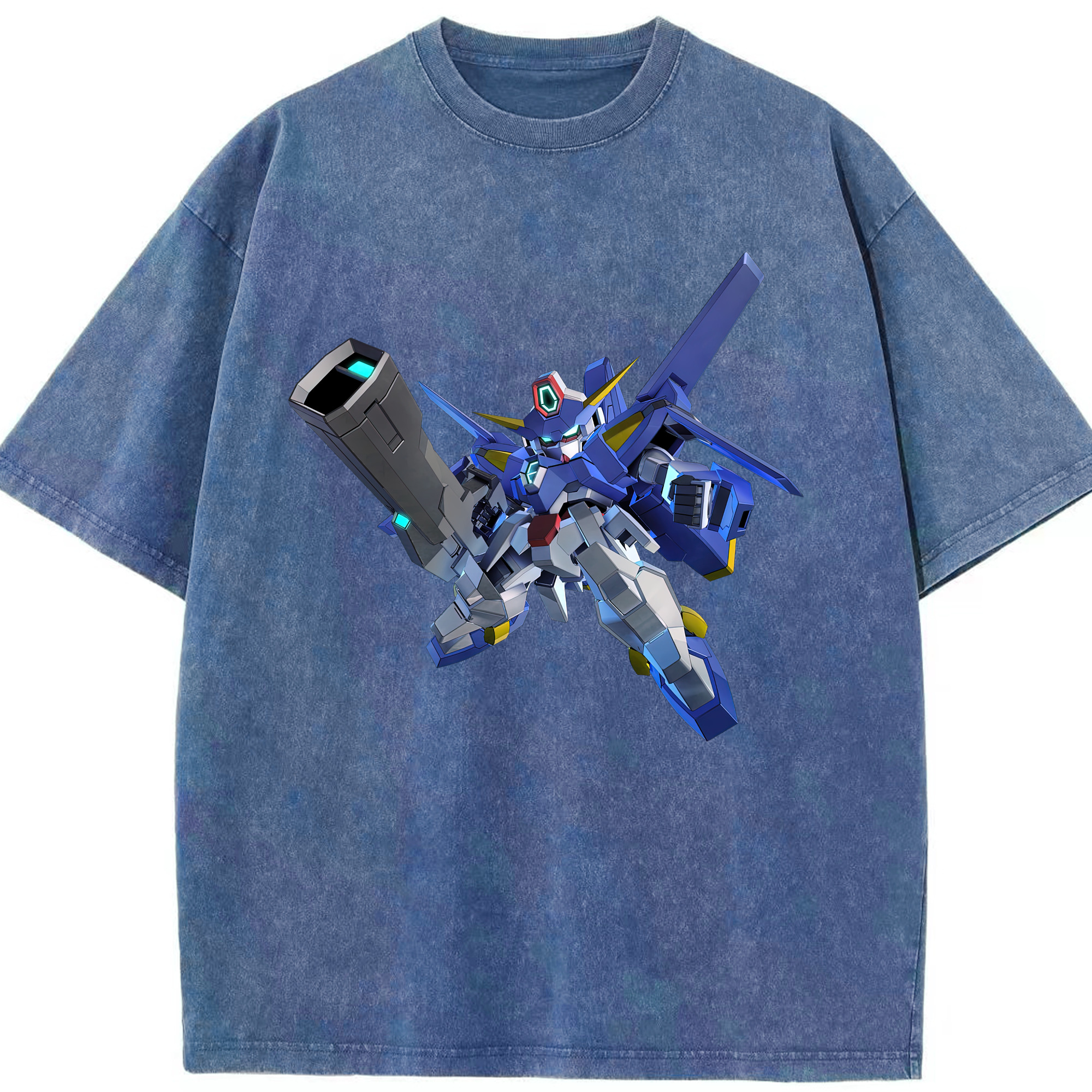 （画像用） 機動戦士ガンダム Mobile Suit Gundam 綿100% ヴィンテージ風 半袖Tシャツ（フロントプリント）
