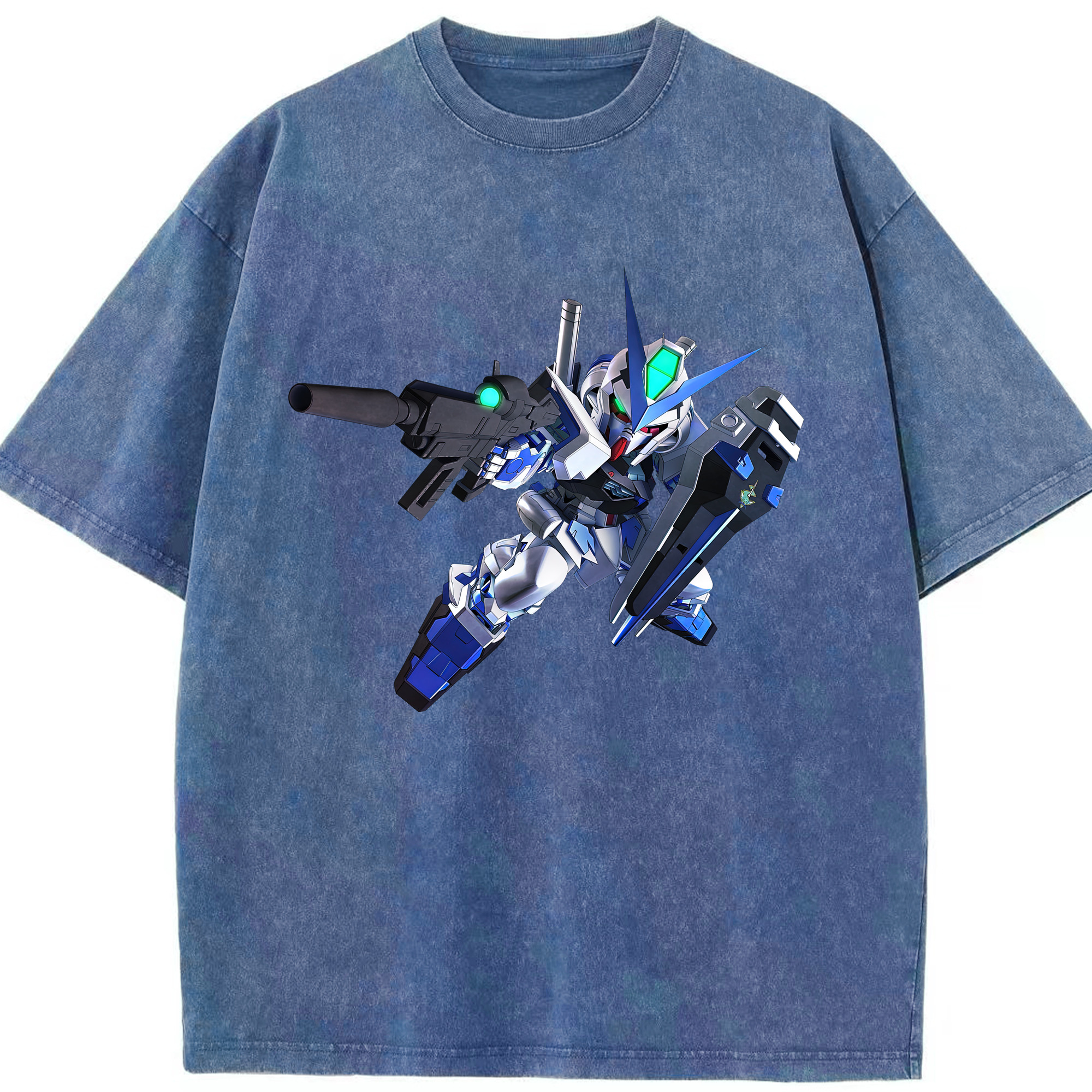 （画像用） 機動戦士ガンダム Mobile Suit Gundam 綿100% ヴィンテージ風 半袖Tシャツ（フロントプリント）