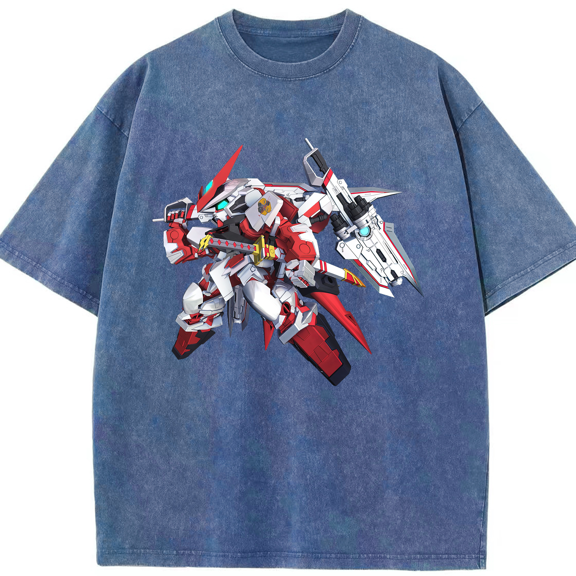 （画像用） 機動戦士ガンダム Mobile Suit Gundam 綿100% ヴィンテージ風 半袖Tシャツ（フロントプリント）