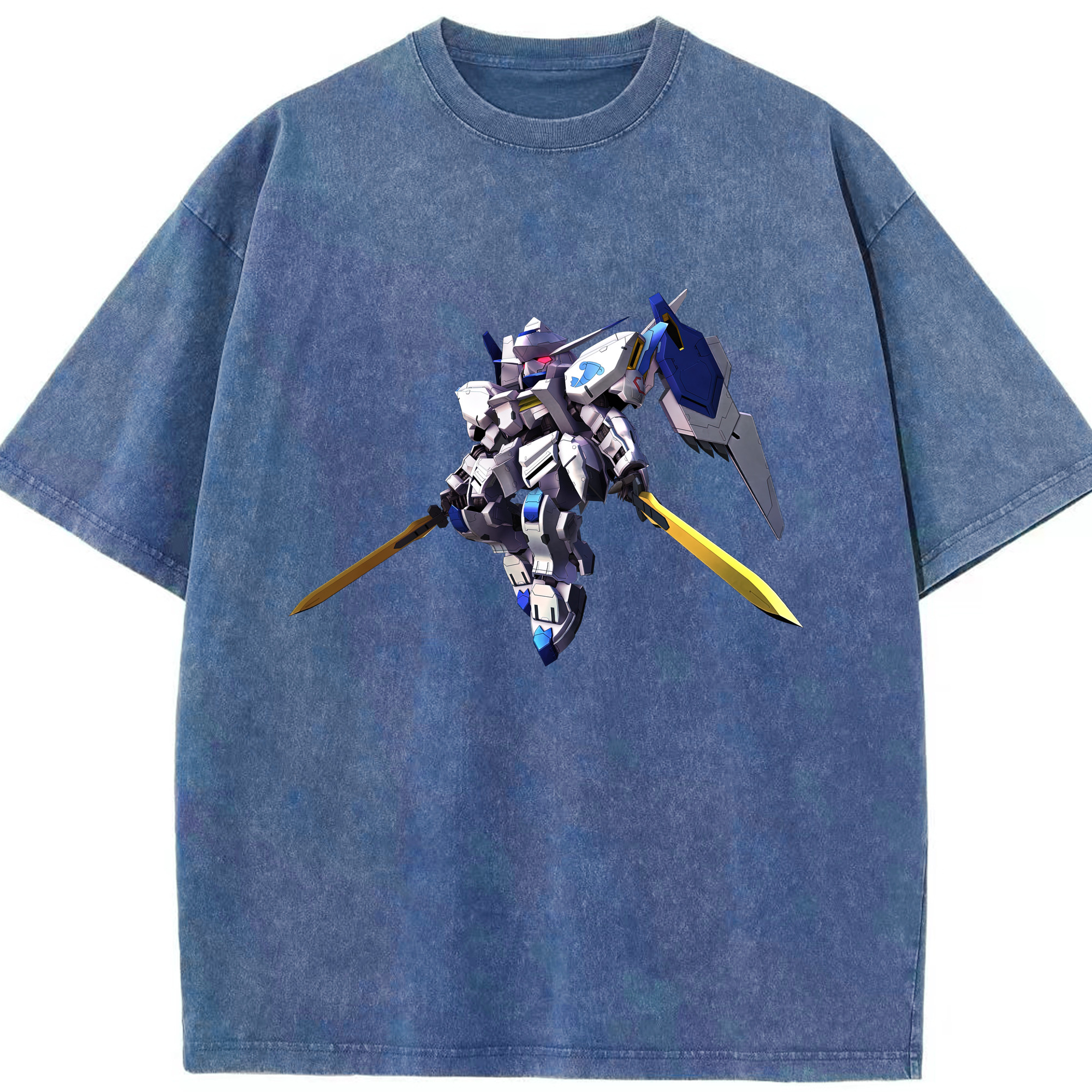 （画像用） 機動戦士ガンダム Mobile Suit Gundam 綿100% ヴィンテージ風 半袖Tシャツ（フロントプリント）