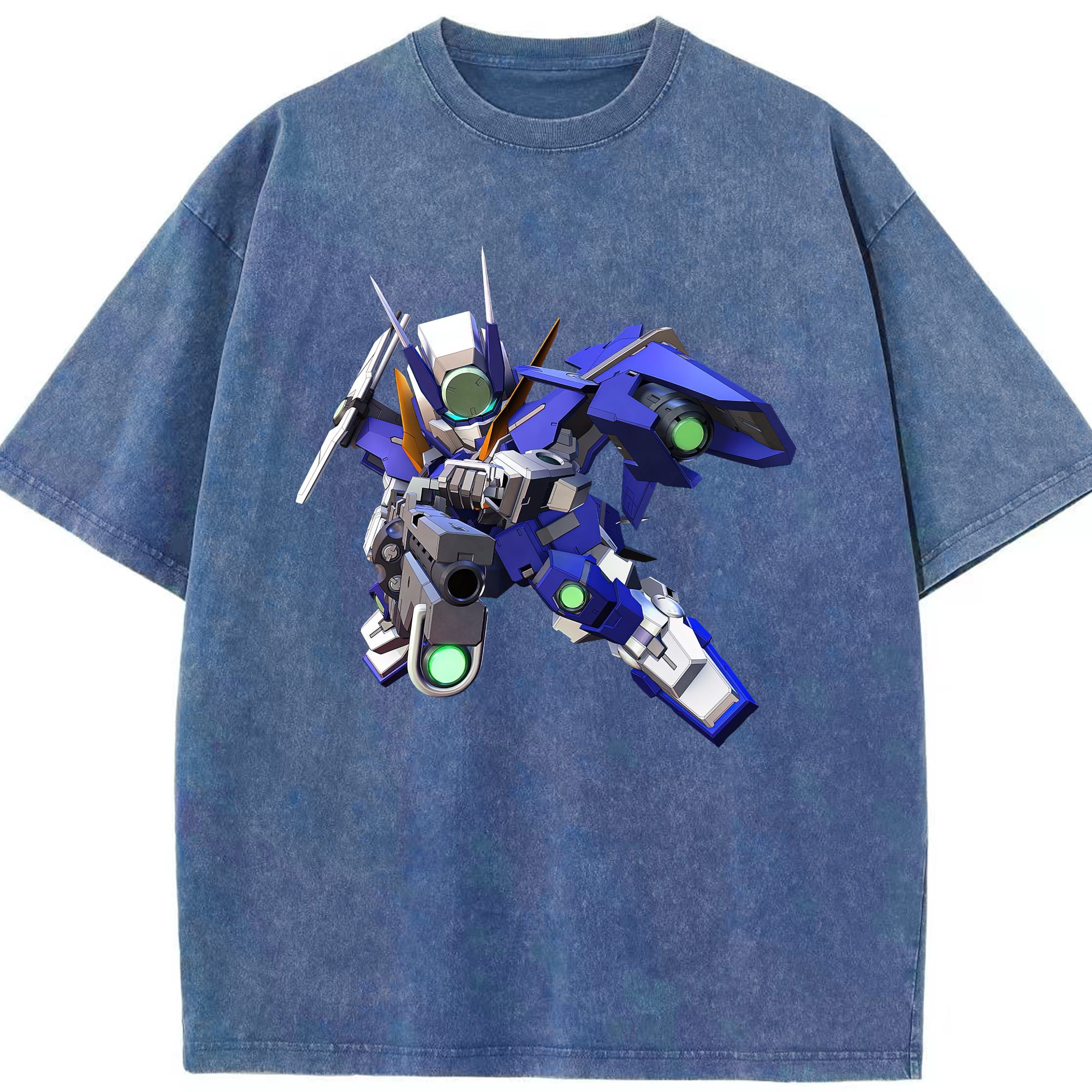 （画像用） 機動戦士ガンダム Mobile Suit Gundam 綿100% ヴィンテージ風 半袖Tシャツ（フロントプリント）