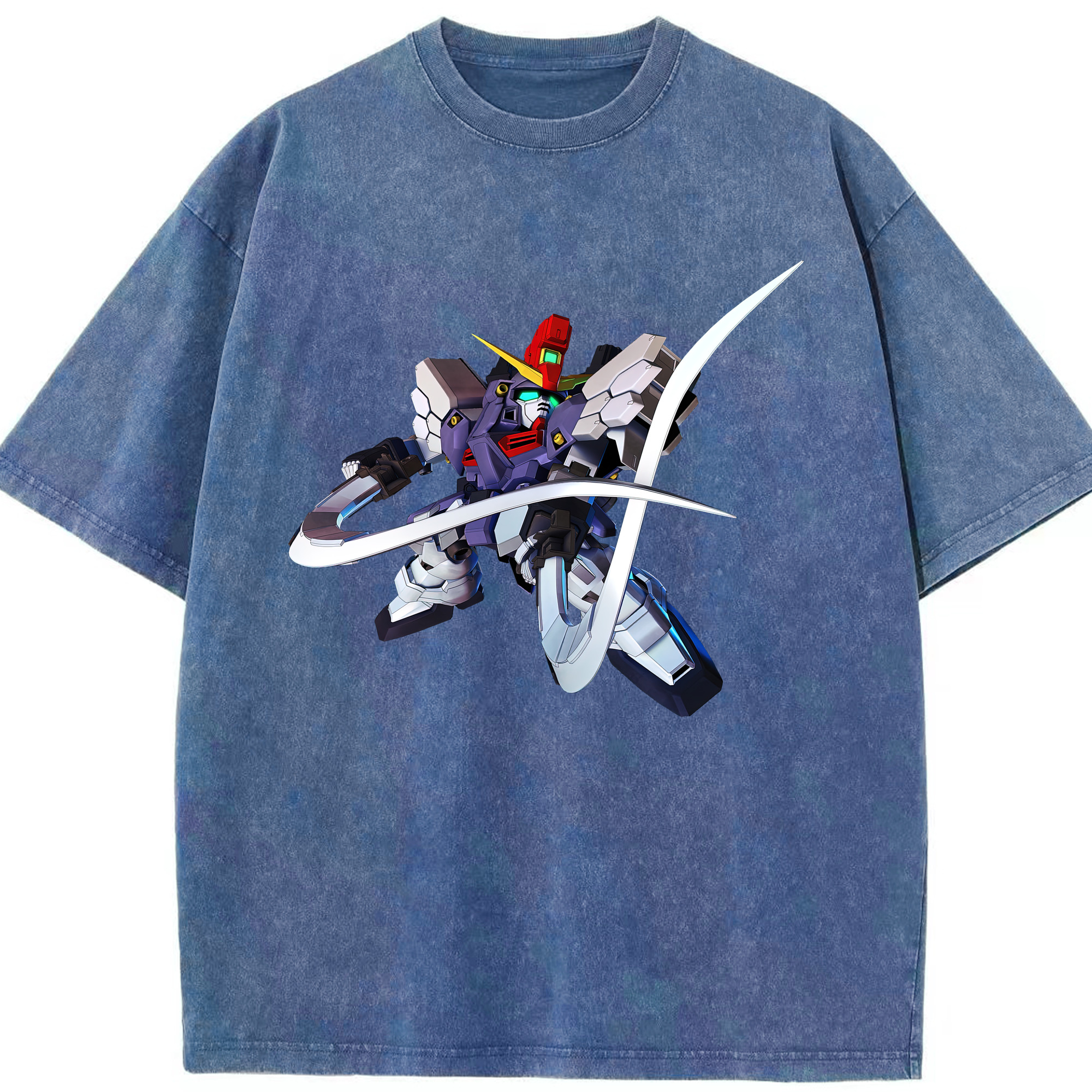 （画像用） 機動戦士ガンダム Mobile Suit Gundam 綿100% ヴィンテージ風 半袖Tシャツ（フロントプリント）