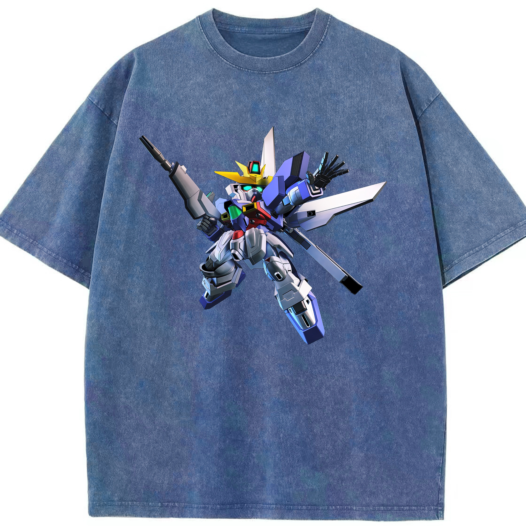 （画像用） 機動戦士ガンダム Mobile Suit Gundam 綿100% ヴィンテージ風 半袖Tシャツ（フロントプリント）