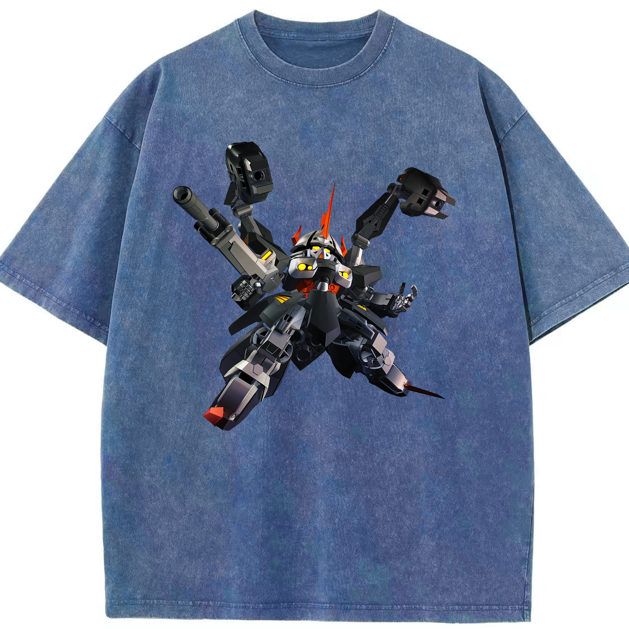 （画像用） 機動戦士ガンダム Mobile Suit Gundam 綿100% ヴィンテージ風 半袖Tシャツ（フロントプリント）