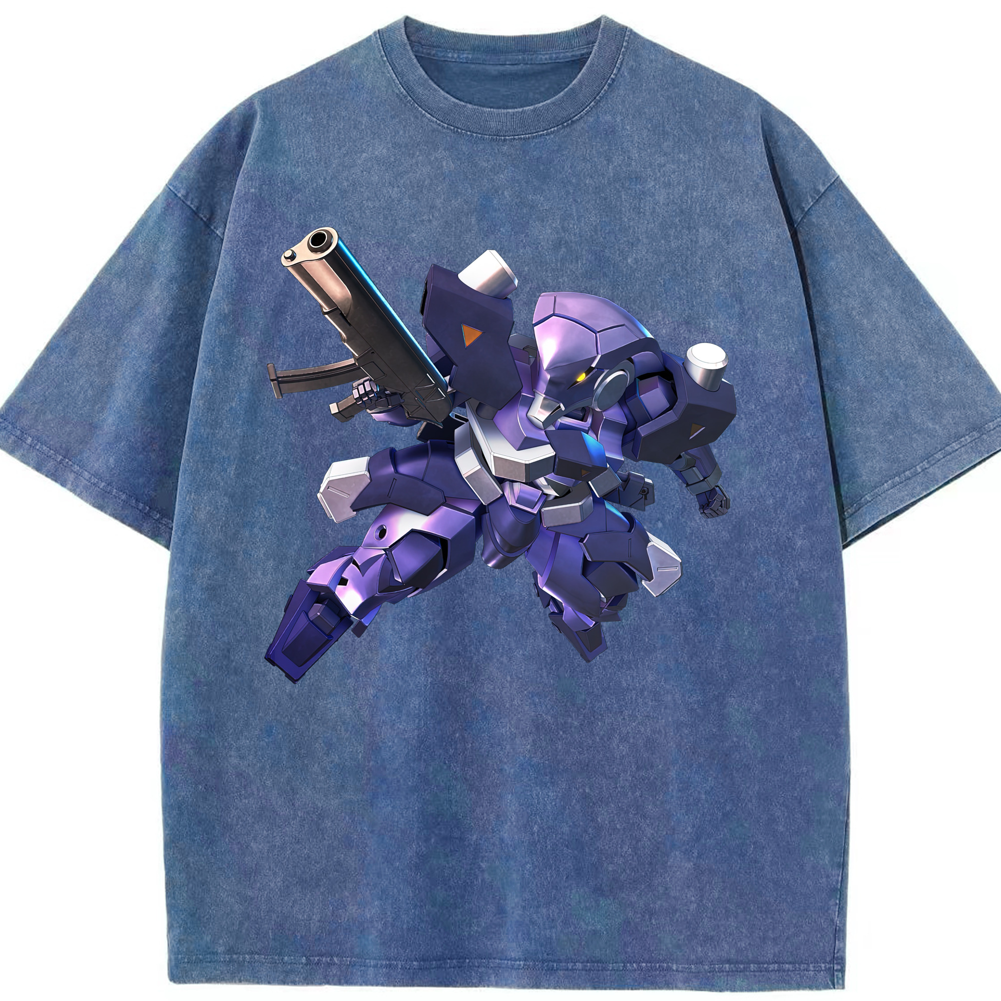 （画像用） 機動戦士ガンダム Mobile Suit Gundam 綿100% ヴィンテージ風 半袖Tシャツ（フロントプリント）
