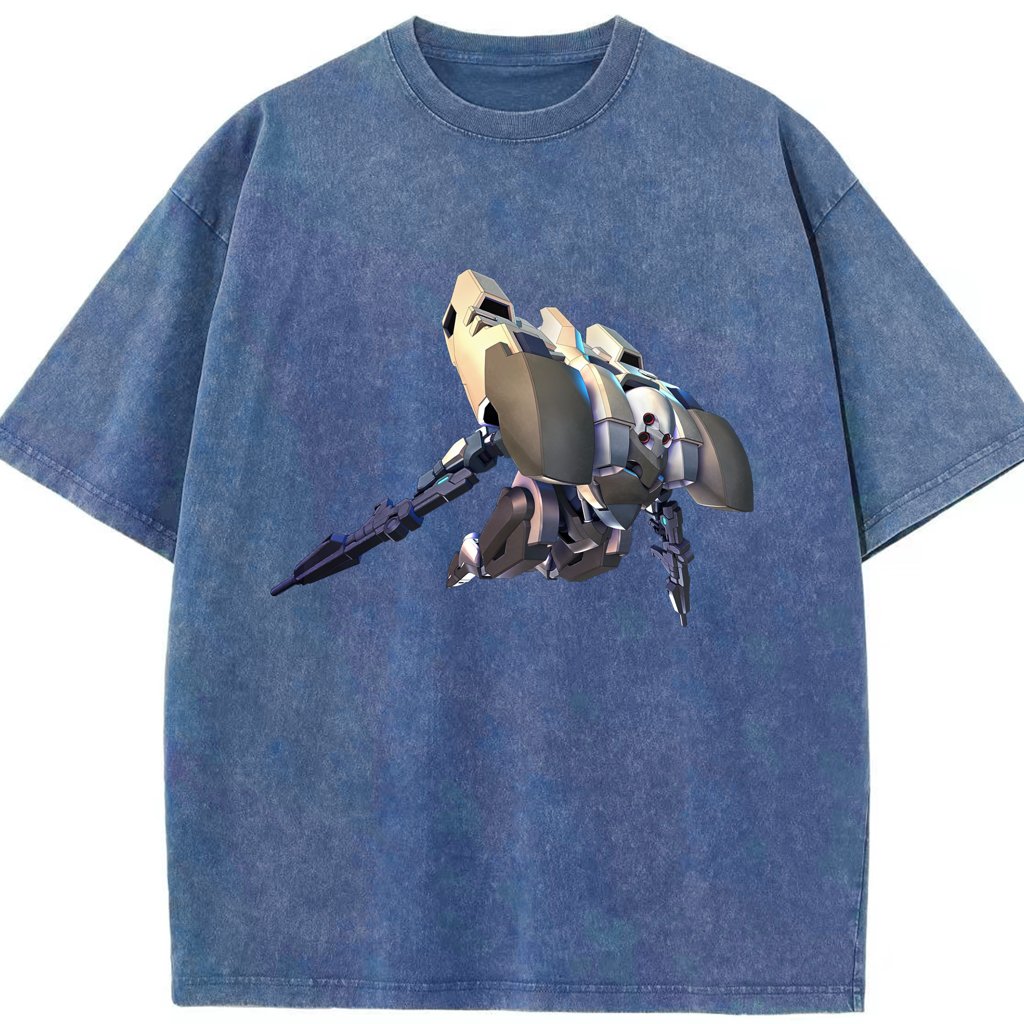 （画像用） 機動戦士ガンダム Mobile Suit Gundam 綿100% ヴィンテージ風 半袖Tシャツ（フロントプリント）