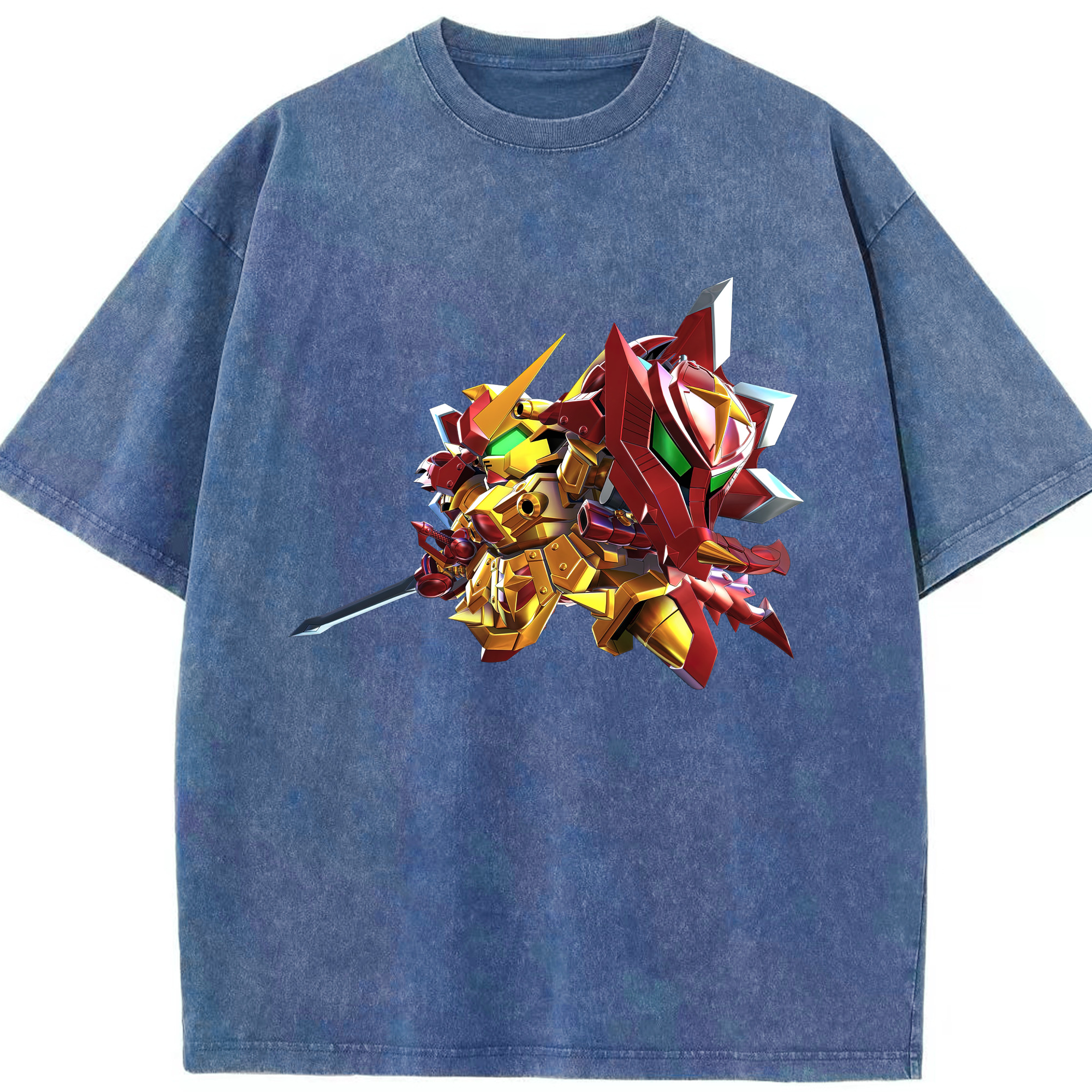 （画像用） 機動戦士ガンダム Mobile Suit Gundam 綿100% ヴィンテージ風 半袖Tシャツ（フロントプリント）