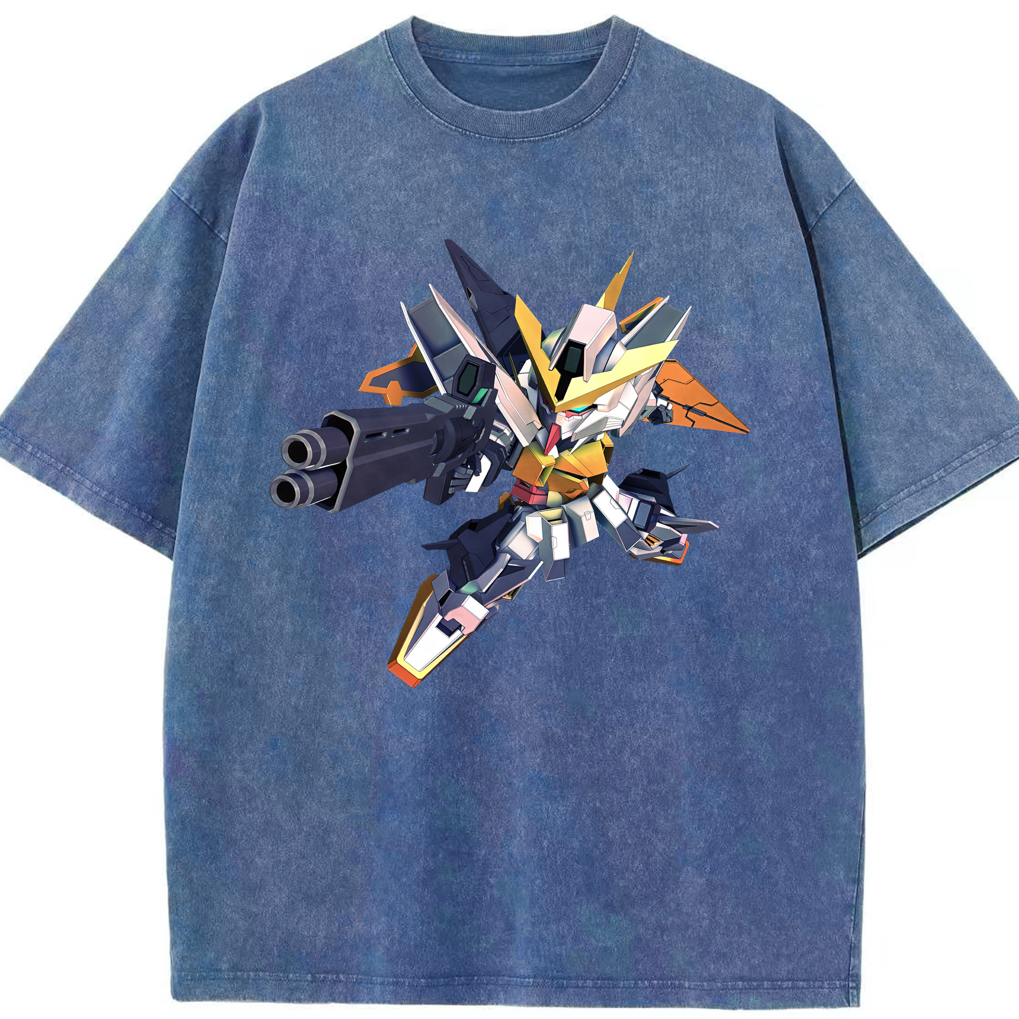 （画像用） 機動戦士ガンダム Mobile Suit Gundam 綿100% ヴィンテージ風 半袖Tシャツ（フロントプリント）