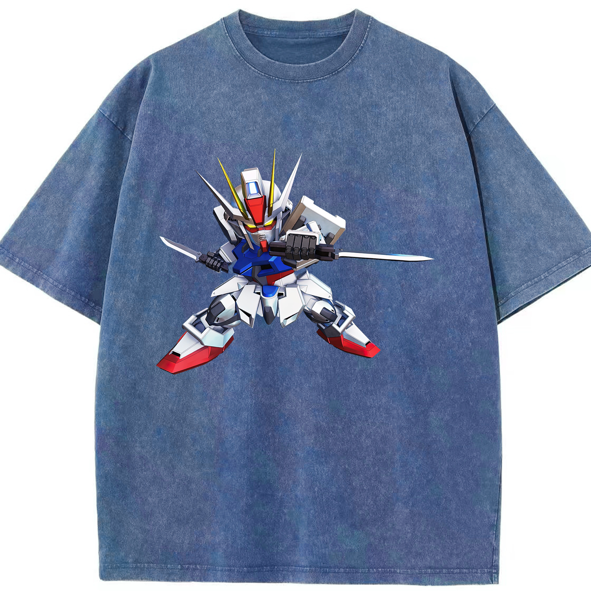 （画像用） 機動戦士ガンダム Mobile Suit Gundam 綿100% ヴィンテージ風 半袖Tシャツ（フロントプリント）