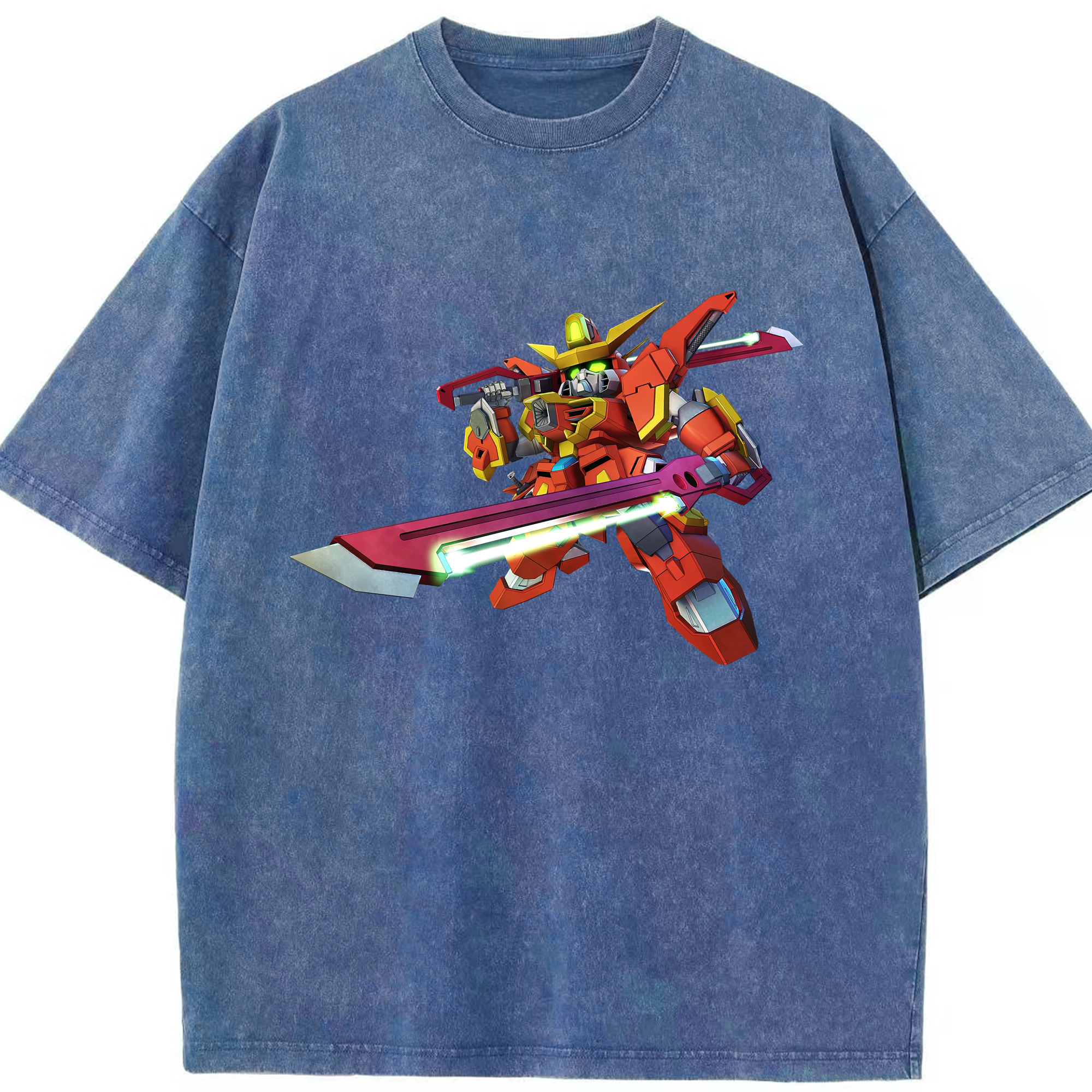 （画像用） 機動戦士ガンダム Mobile Suit Gundam 綿100% ヴィンテージ風 半袖Tシャツ（フロントプリント）