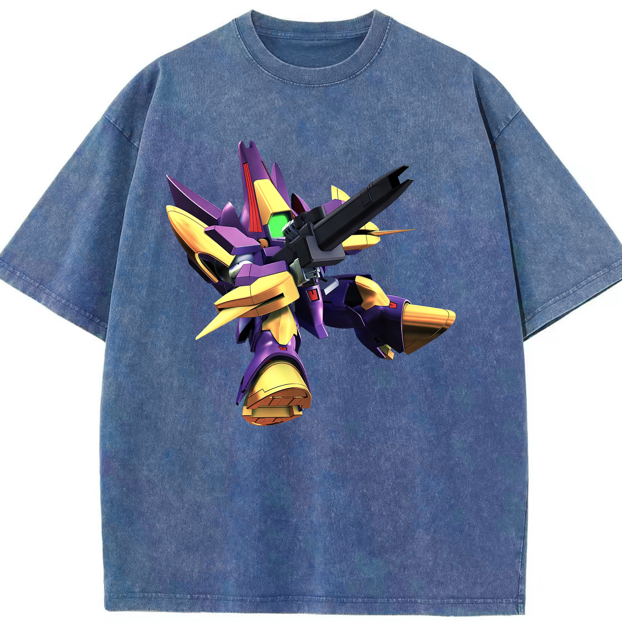 （画像用） 機動戦士ガンダム Mobile Suit Gundam 綿100% ヴィンテージ風 半袖Tシャツ（フロントプリント）