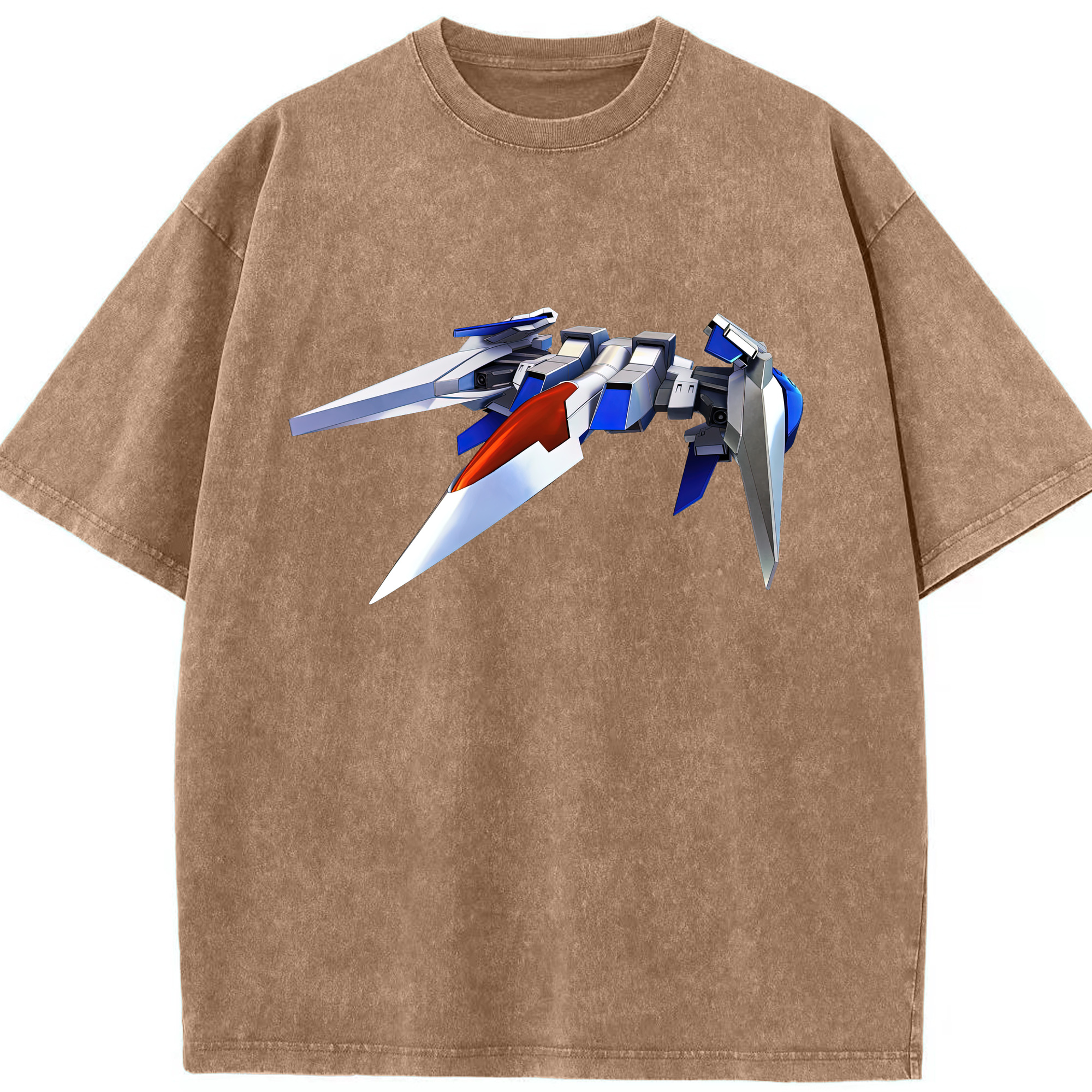 （画像用） 機動戦士ガンダム Mobile Suit Gundam 綿100% ヴィンテージ風 半袖Tシャツ（フロントプリント）
