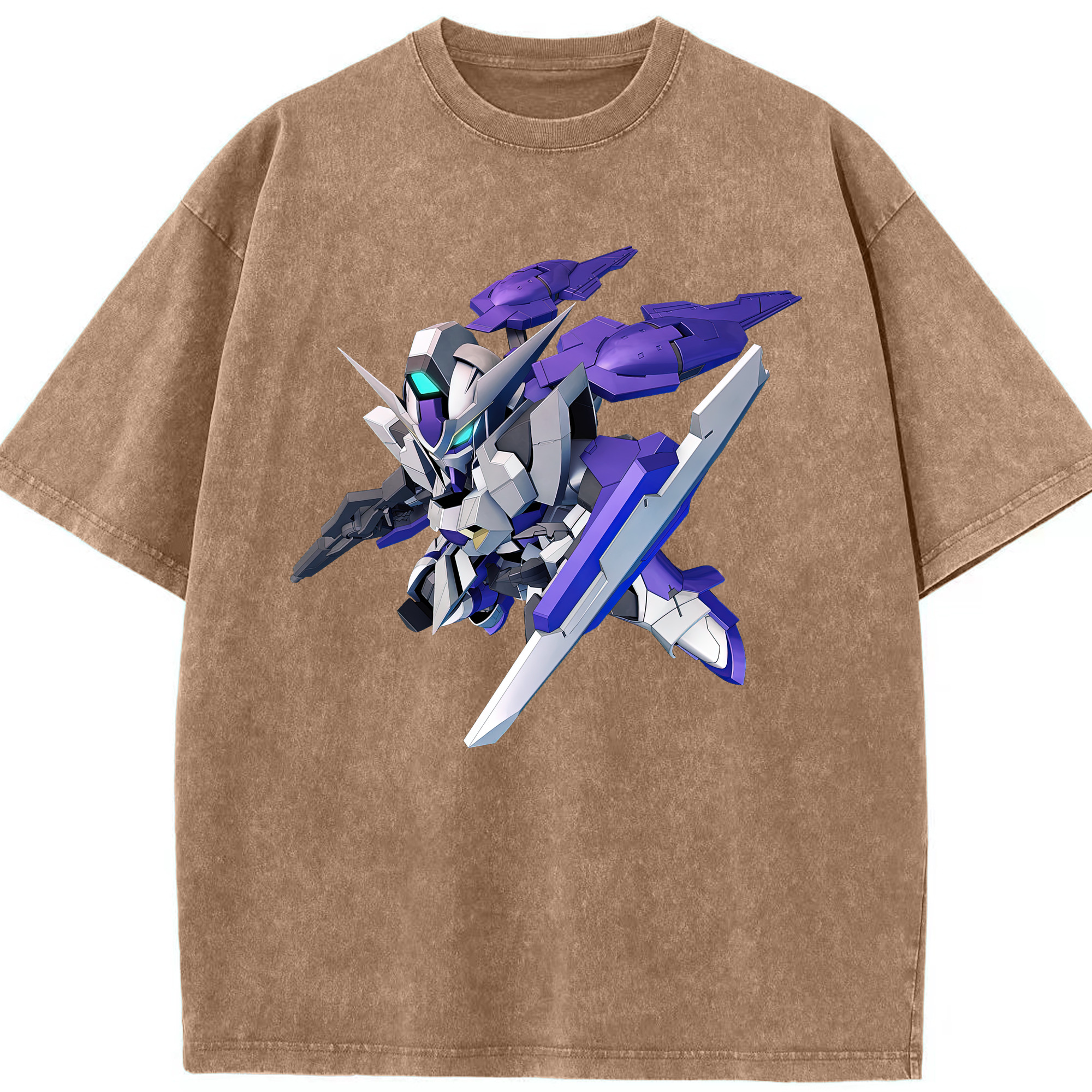 （画像用） 機動戦士ガンダム Mobile Suit Gundam 綿100% ヴィンテージ風 半袖Tシャツ（フロントプリント）