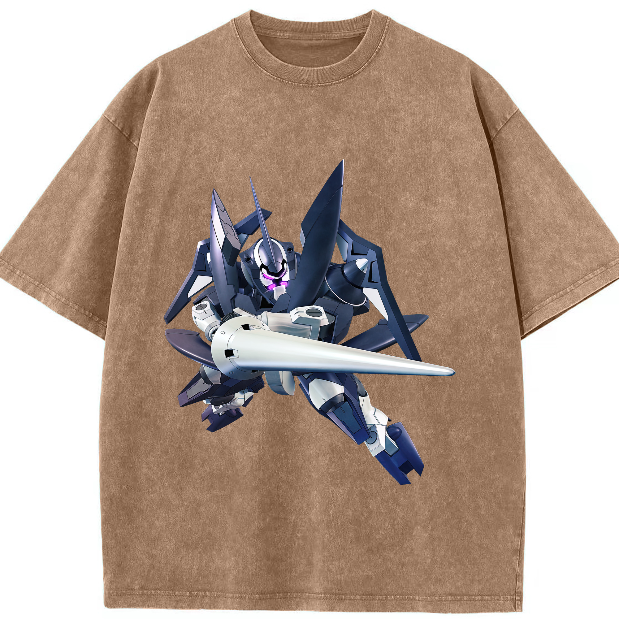 （画像用） 機動戦士ガンダム Mobile Suit Gundam 綿100% ヴィンテージ風 半袖Tシャツ（フロントプリント）