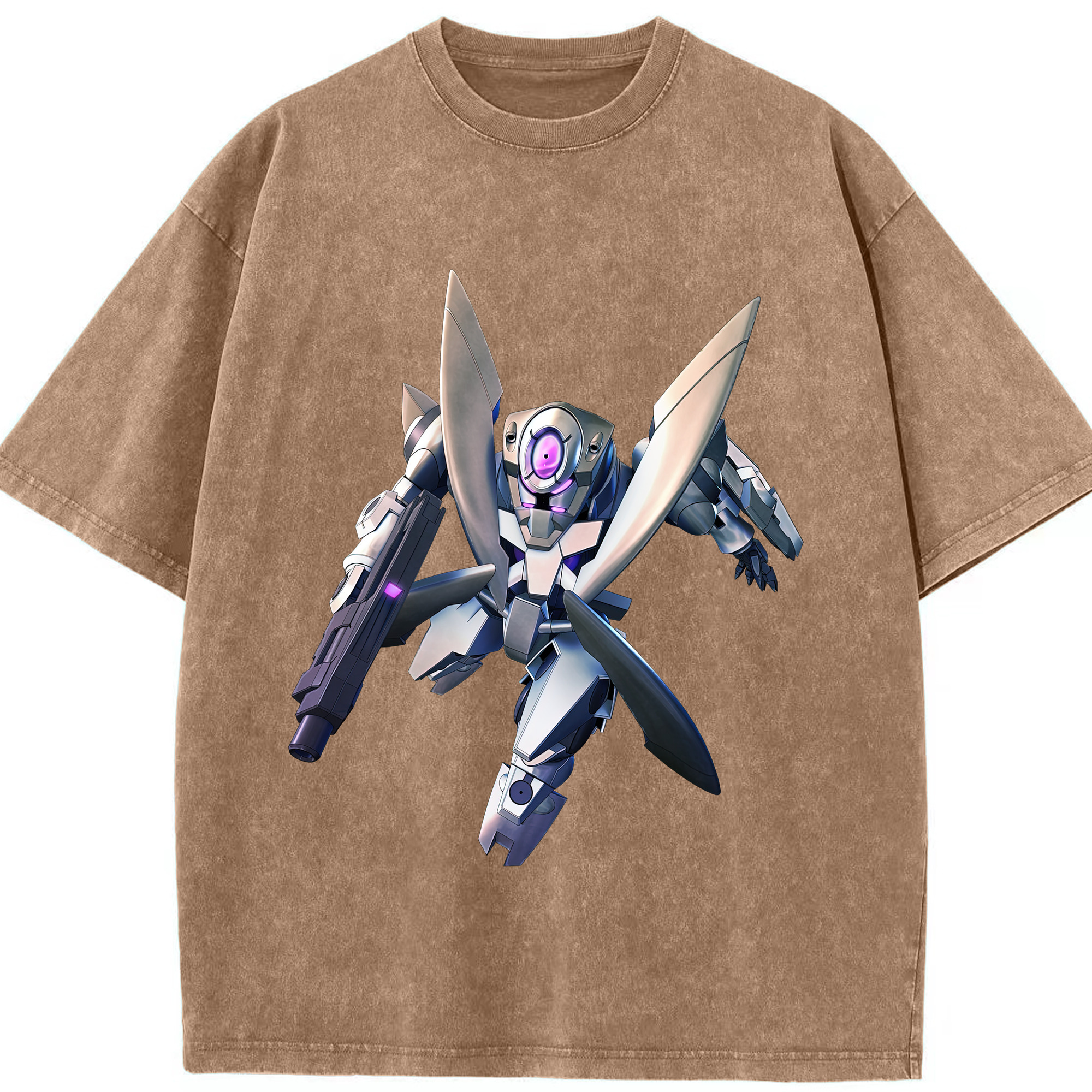 （画像用） 機動戦士ガンダム Mobile Suit Gundam 綿100% ヴィンテージ風 半袖Tシャツ（フロントプリント）