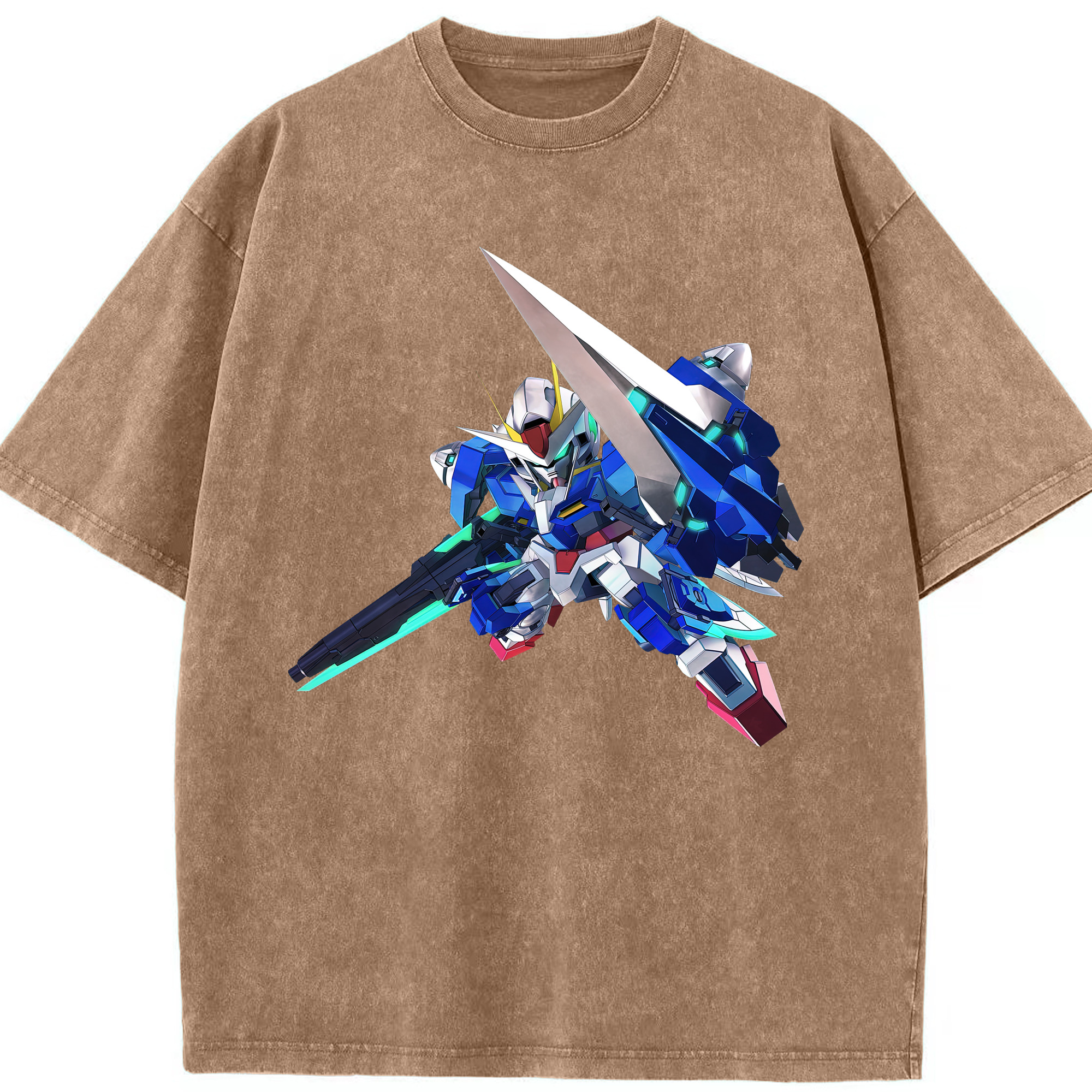 （画像用） 機動戦士ガンダム Mobile Suit Gundam 綿100% ヴィンテージ風 半袖Tシャツ（フロントプリント）