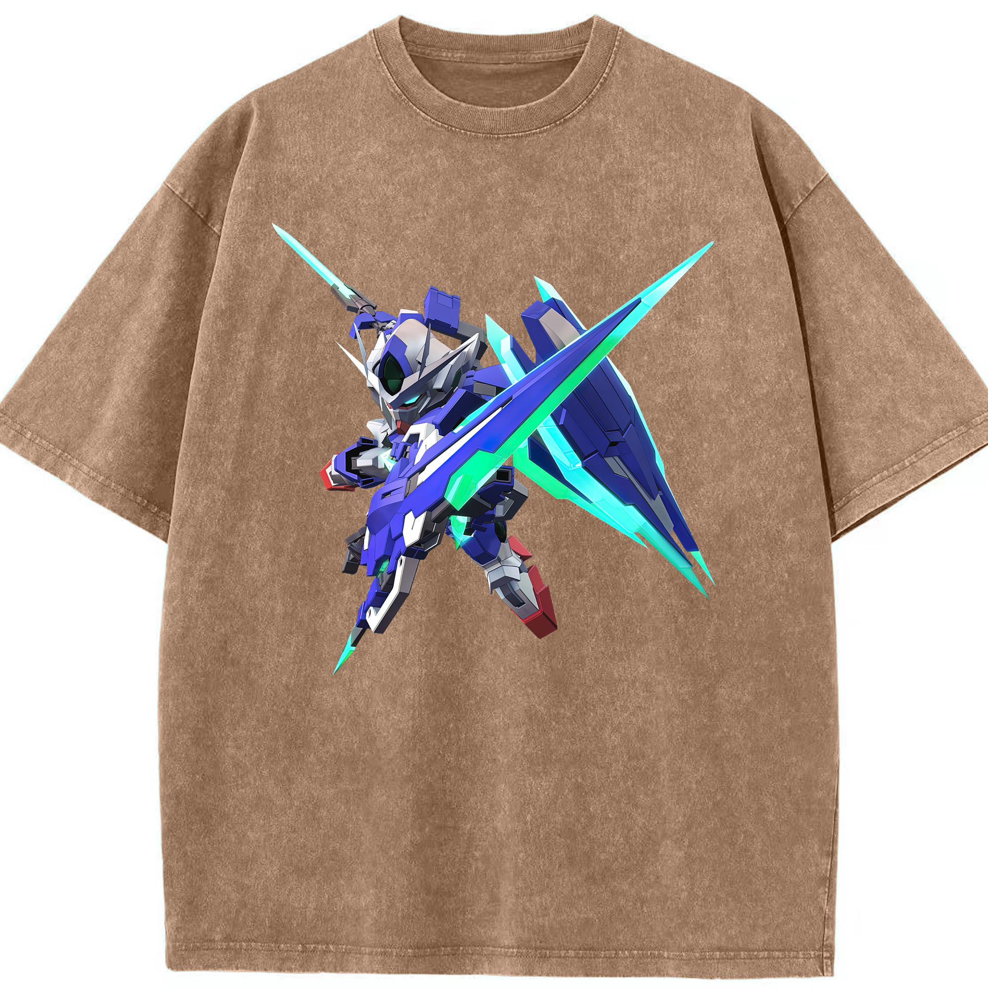 （画像用） 機動戦士ガンダム Mobile Suit Gundam 綿100% ヴィンテージ風 半袖Tシャツ（フロントプリント）